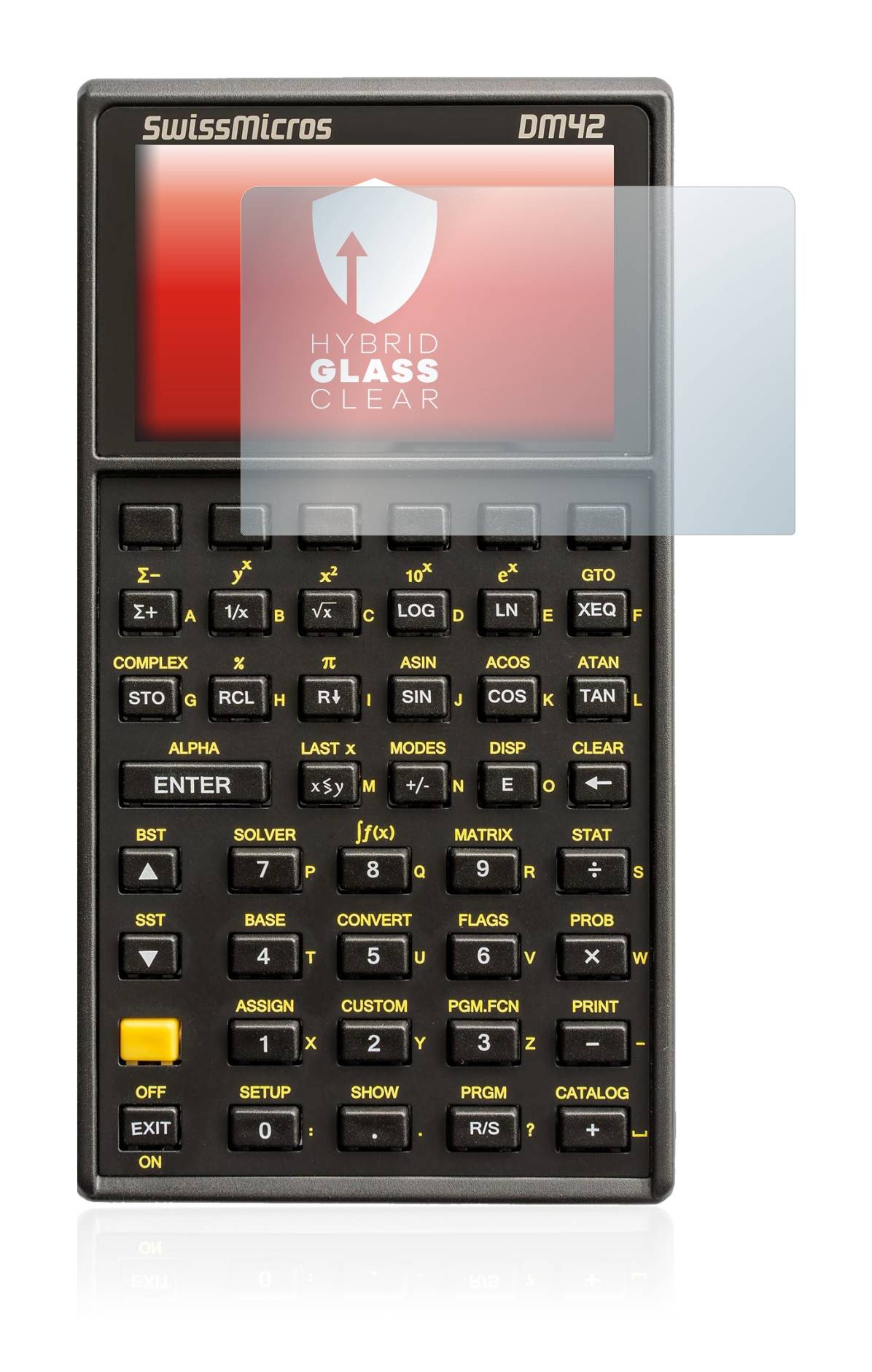 upscreen Flexible Schutz Glas Folie für SwissMicros DM42 Schutzglas 9H Hybridglas Klar
