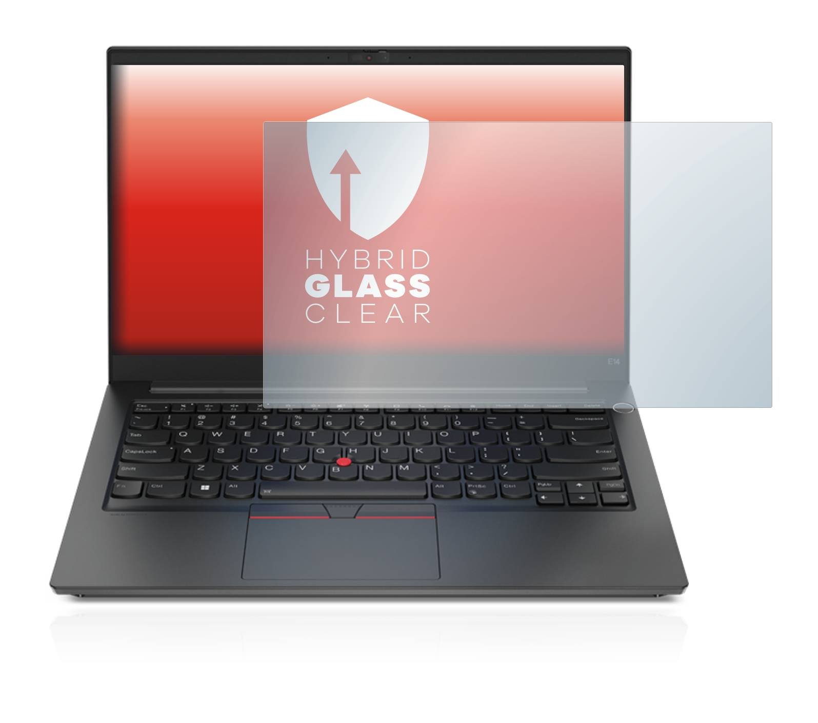 upscreen Hybrid Glass Clear Premium Schutzglas Folie für Razer Blade 14