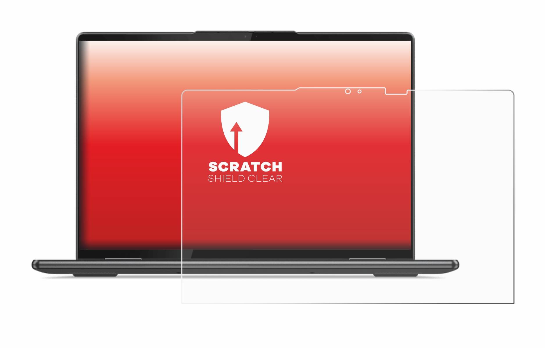 upscreen Schutzfolie für Lenovo Yoga 7 Gen 7 (14") 16:10 Kratzschutz Anti-Fingerprint Klar