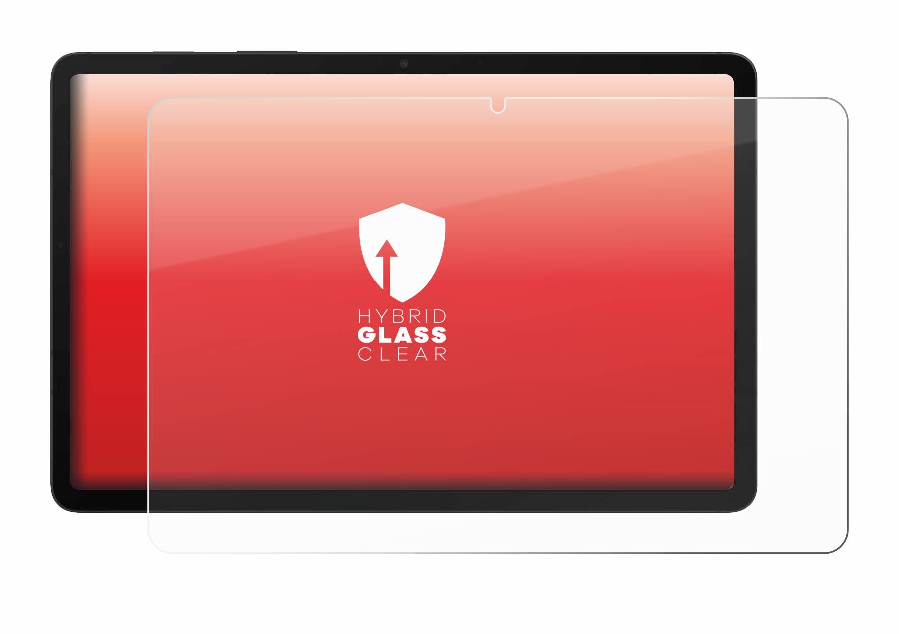 upscreen Flexible Schutz Glas Folie für Samsung Galaxy Tab S8 5G Schutzglas 9H Hybridglas Klar