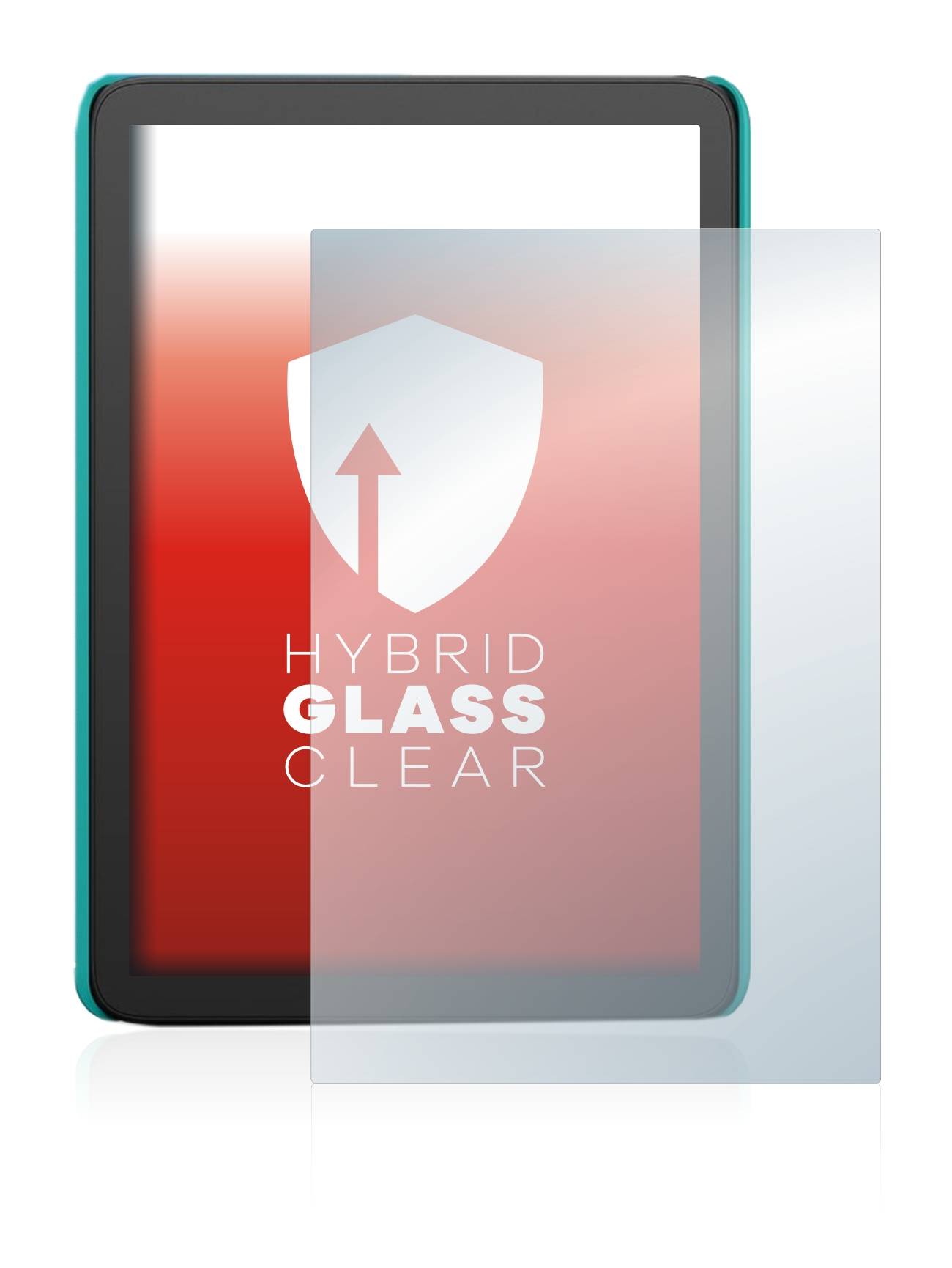 upscreen Hybrid Glass Clear Premium Schutzglas Folie für Amazon Kindle Kids