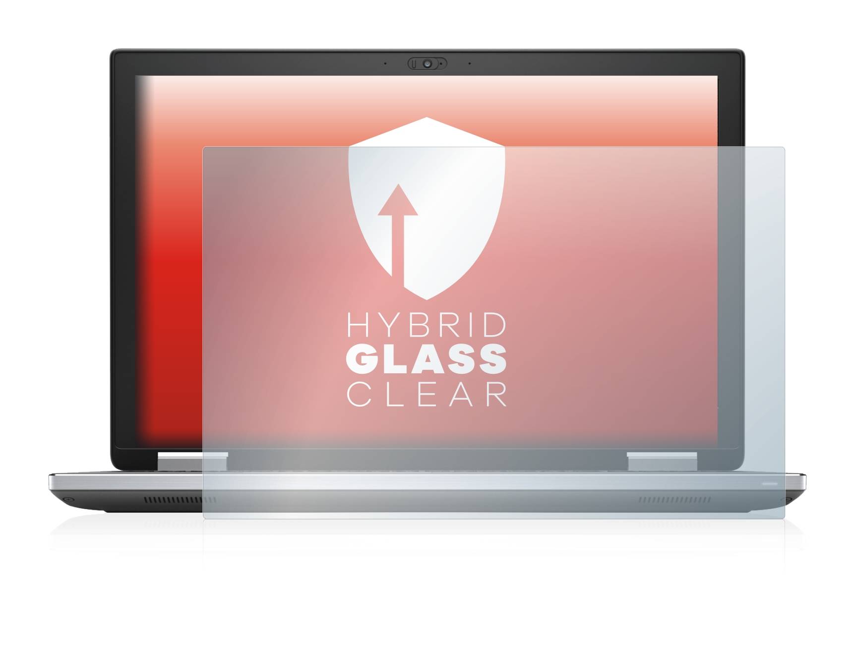 upscreen Hybrid Glass Clear Premium Schutzglas Folie für Dell Mobile Precision