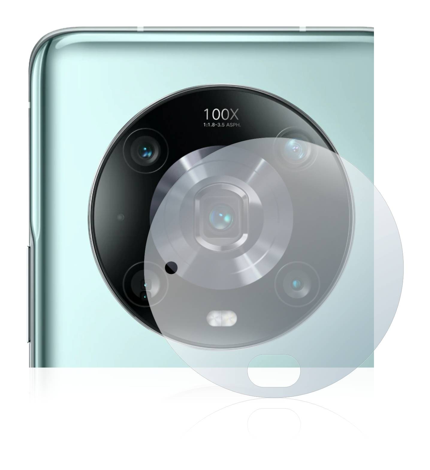 upscreen Flexible Schutz Glas Folie für Honor Magic 4 Pro (NUR Kameraschutz) Schutzglas 9H Hybridglas Klar