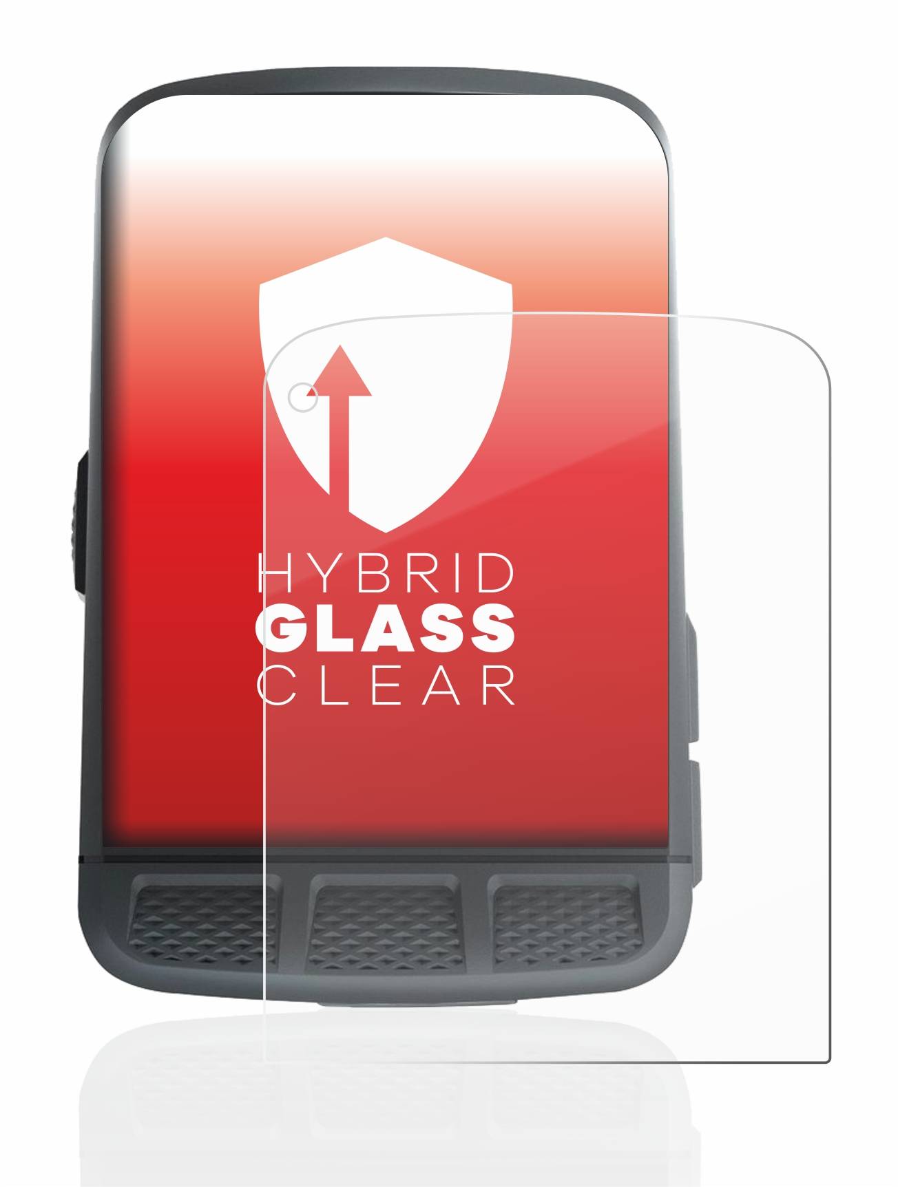 upscreen Flexible Schutz Glas Folie für Wahoo Elemnt Roam Schutzglas 9H Hybridglas Klar