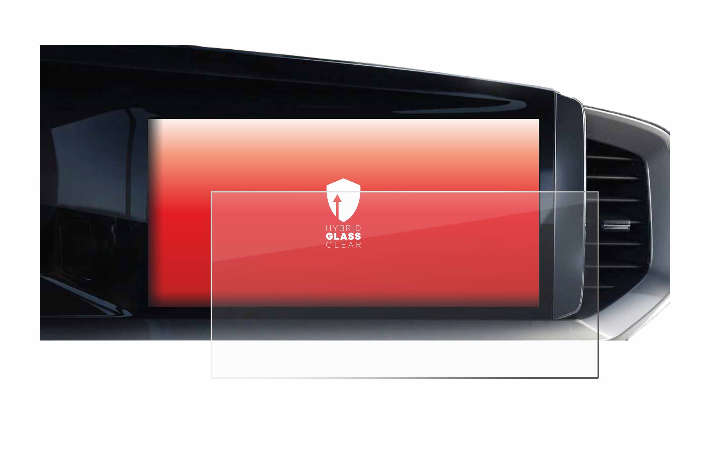 upscreen Flexible Schutz Glas Folie für Opel Mokka B 2022 Infotainment System 7" Schutzglas 9H Hybridglas Klar