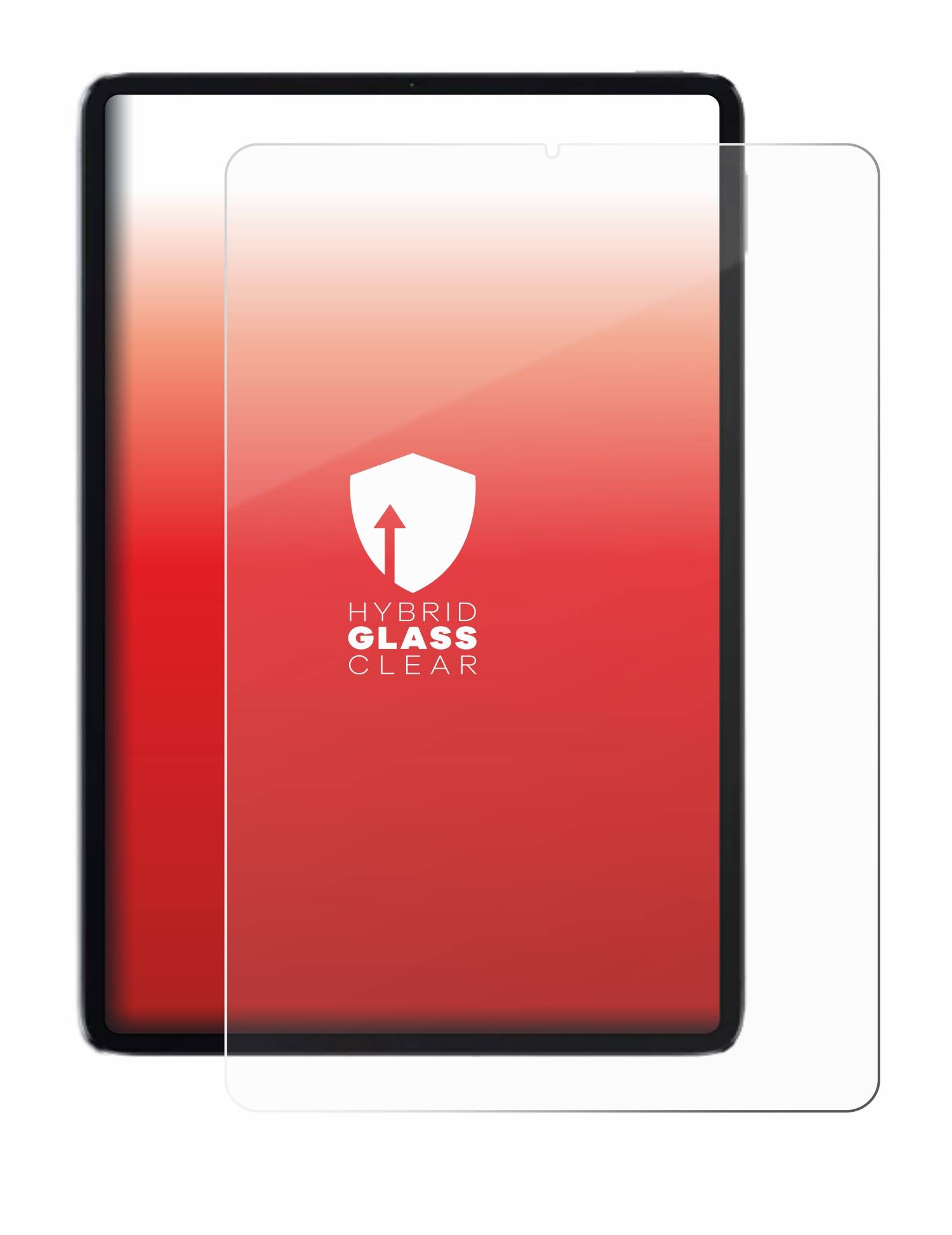 upscreen Hybrid Glass Clear Premium Schutzglas Folie für Xiaomi Mi Pad