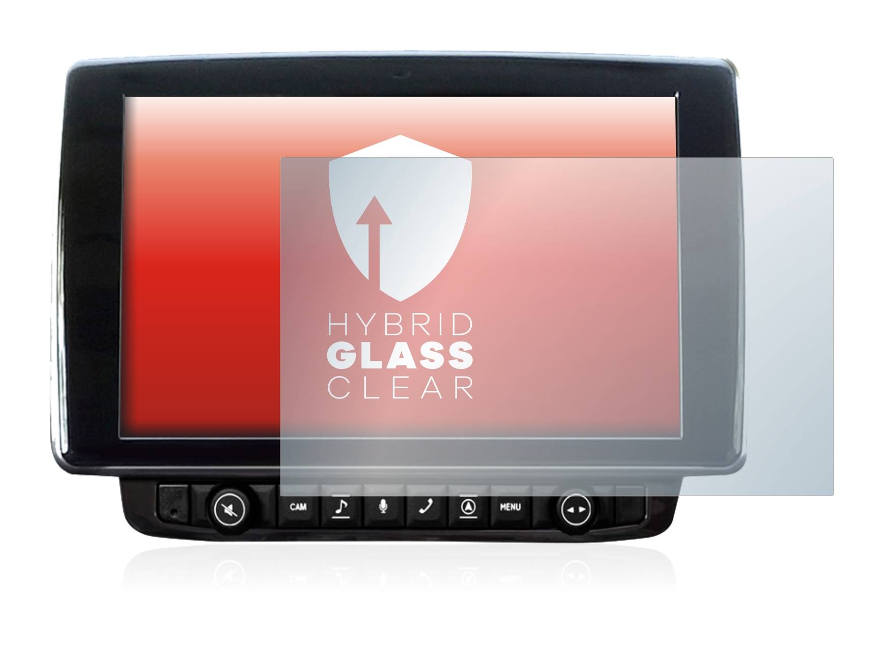 upscreen Hybrid Glass Clear Premium Schutzglas Folie für Alpine