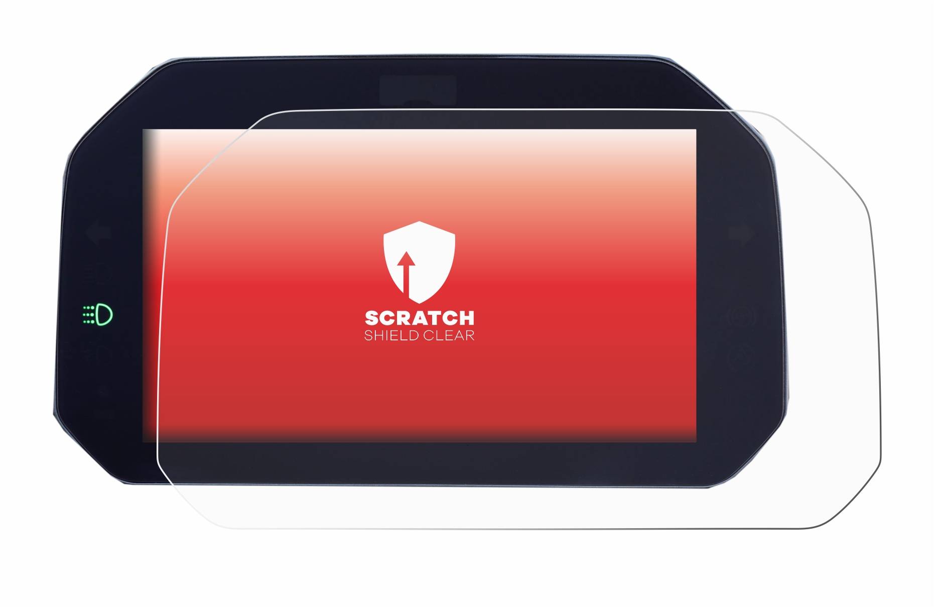 upscreen Schutzfolie für BMW R 1250 GS Connectivity TFT 6.5" Kratzschutz Anti-Fingerprint Klar