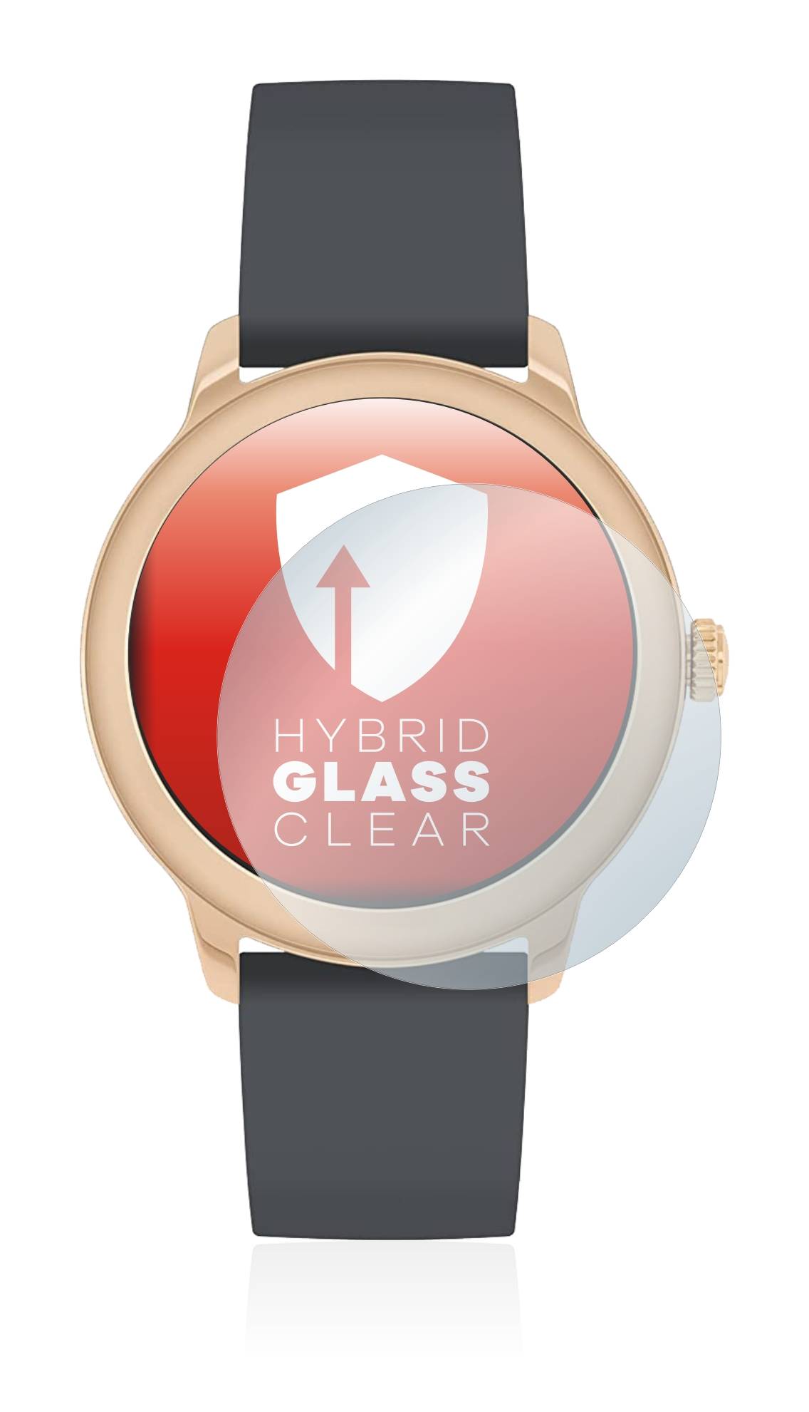 upscreen Hybrid Glass Clear Premium Schutzglas Folie für Radley