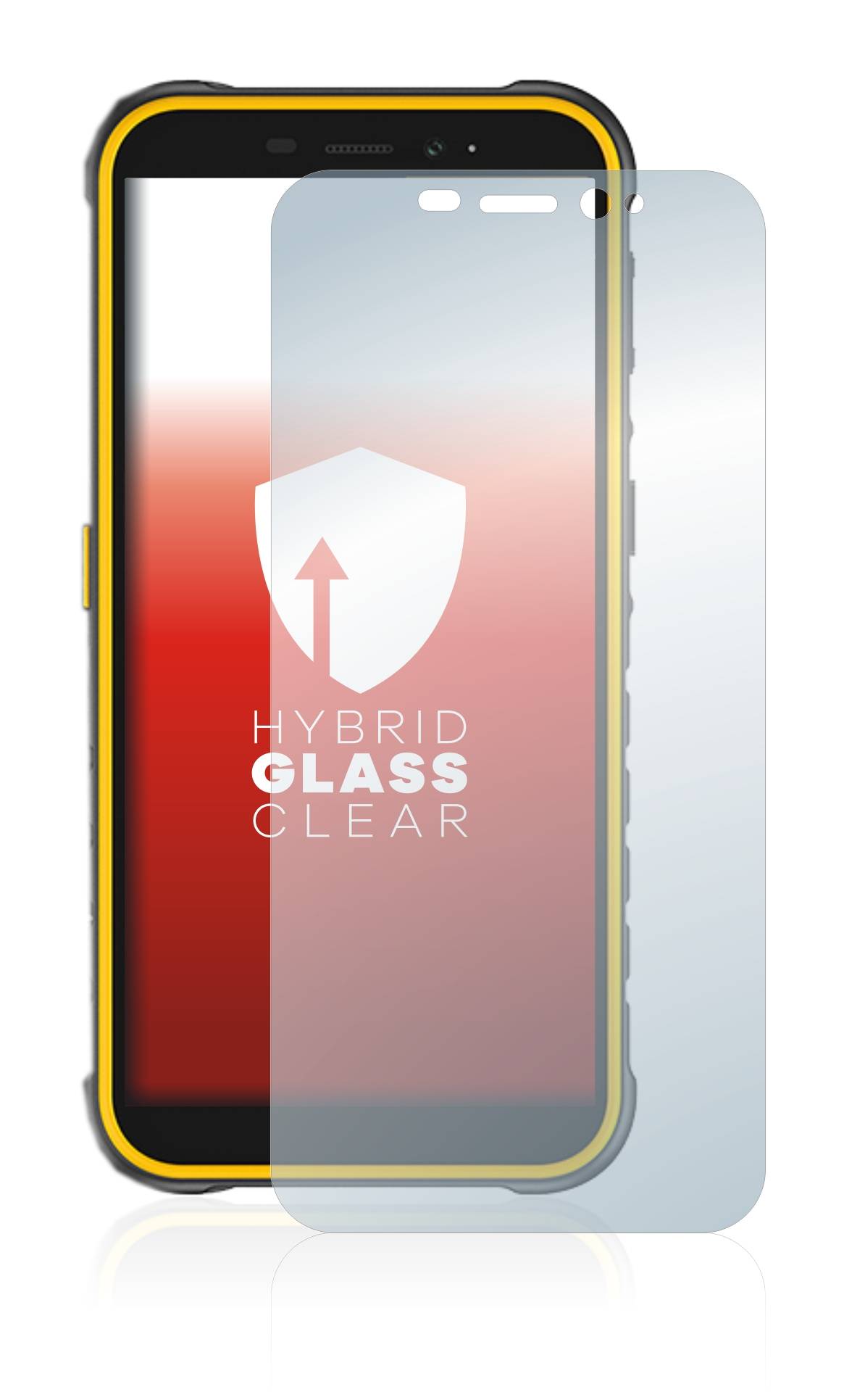 upscreen Flexible Panzerglasfolie für Ulefone Armor X8i Schutzglas 9H Hybridglas Klar