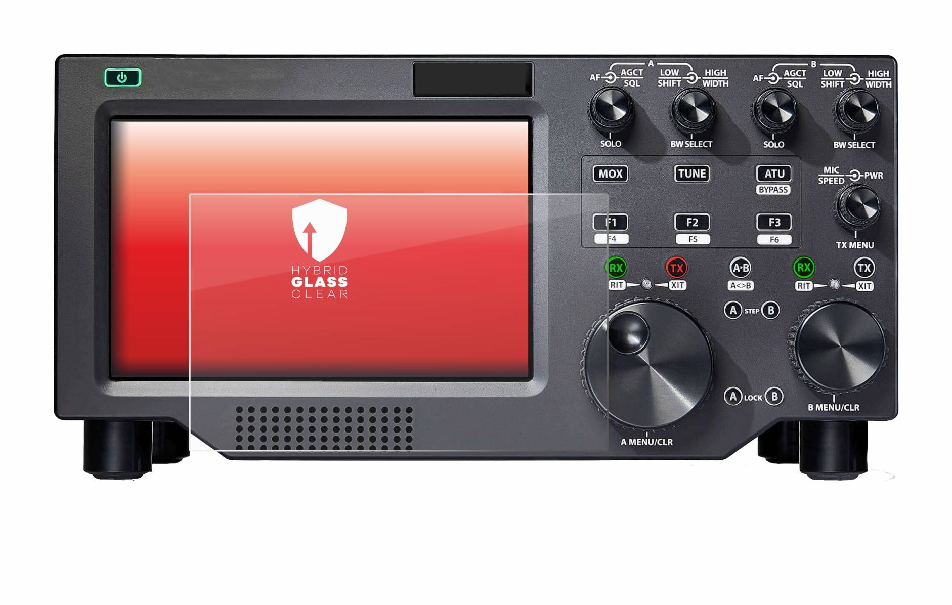 upscreen Hybrid Glass Clear Premium Schutzglas Folie für FlexRadio