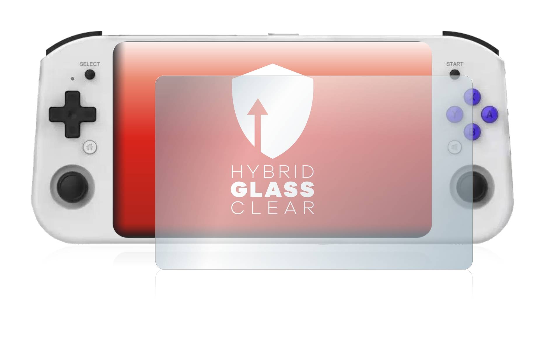 upscreen Hybrid Glass Clear Premium Schutzglas Folie für Anbernic