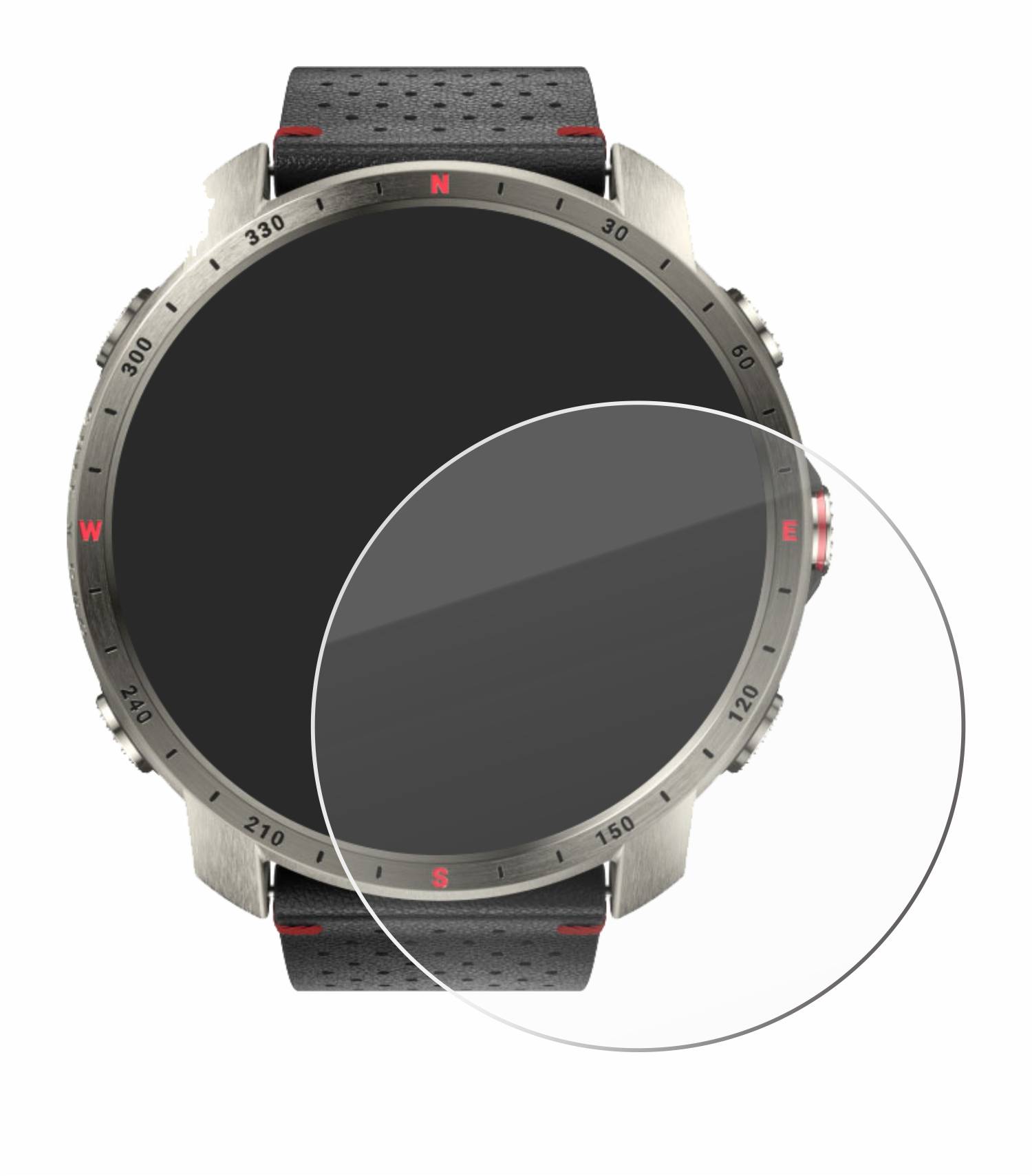 Savvies Panzerglas für Polar Grit X Pro Titan Echtglas 9H-Härte Schutzglas Klar