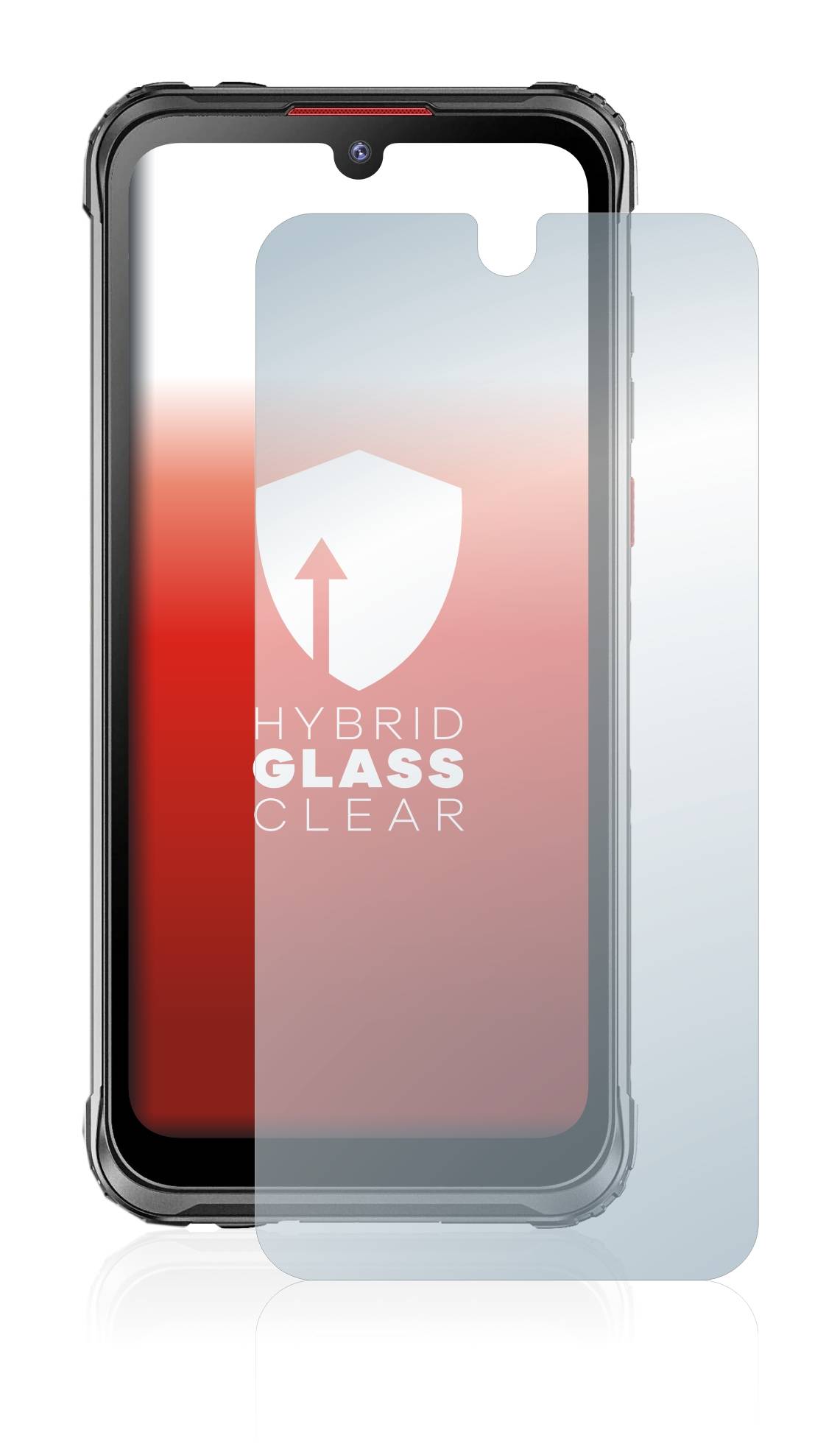 upscreen Flexible Schutz Glas Folie für Hotwav Cyber 7 Schutzglas 9H Hybridglas Klar