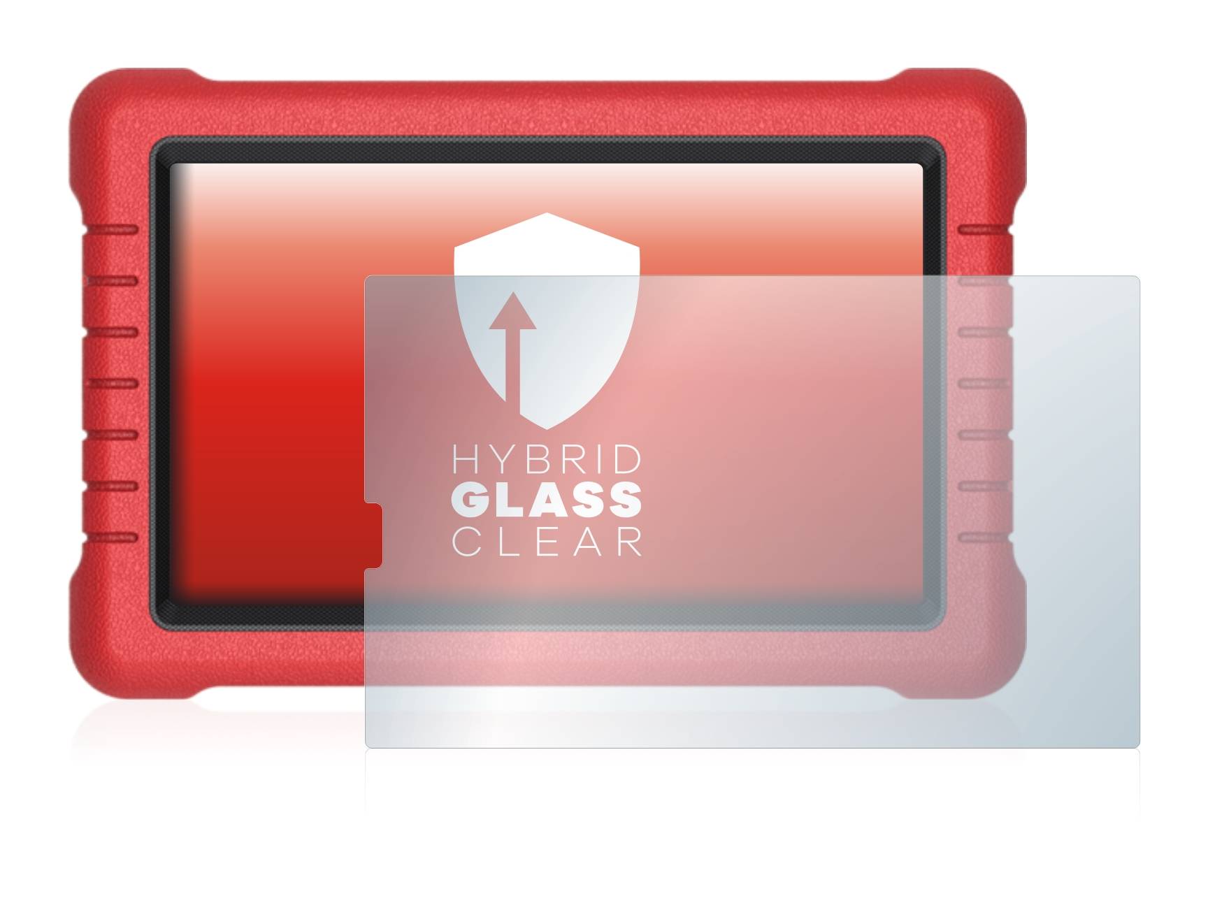 upscreen Hybrid Glass Clear Premium Schutzglas Folie für Launch X-431 Euro