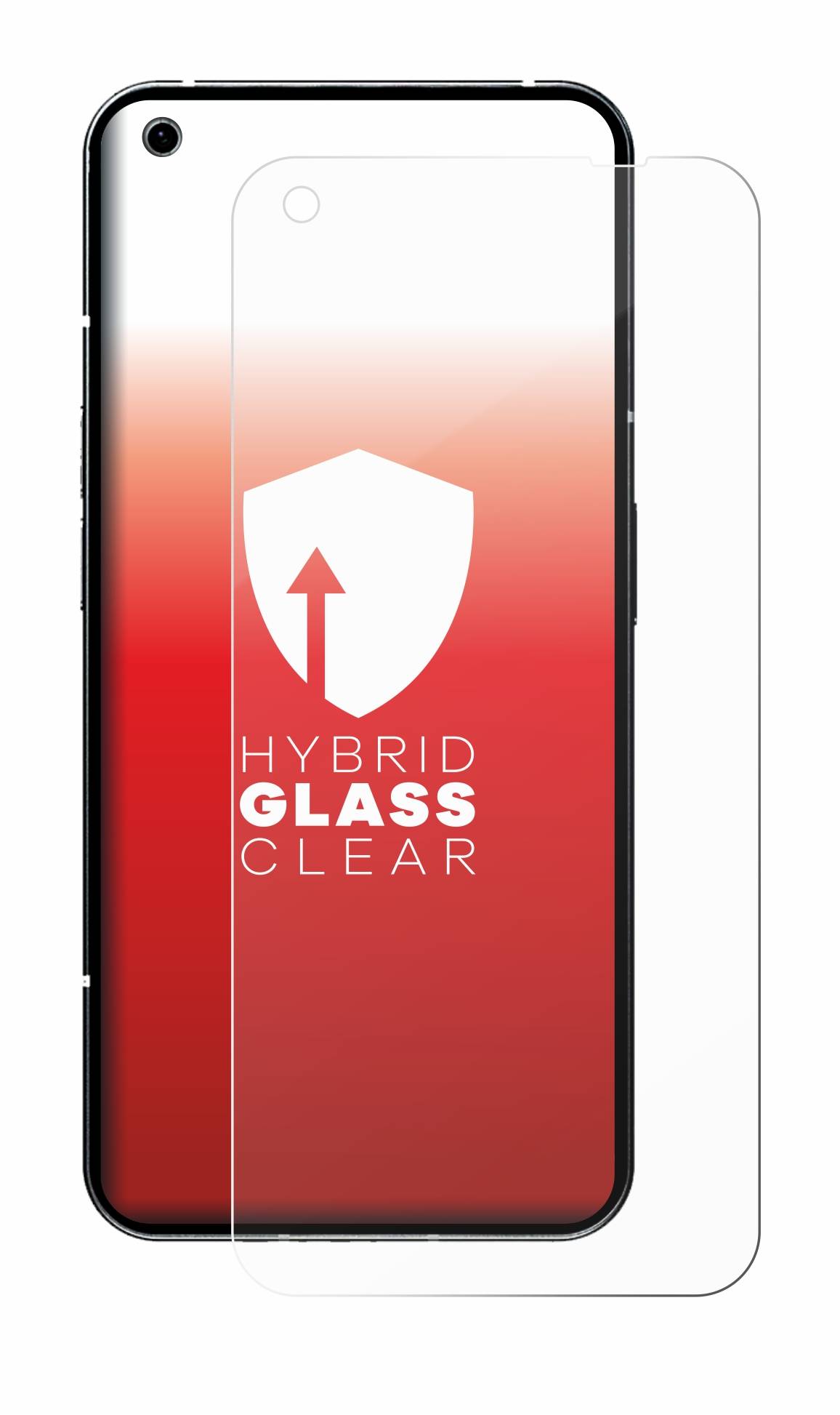 upscreen Flexible Schutz Glas Folie für Nothing Phone (1) Schutzglas 9H Hybridglas Klar