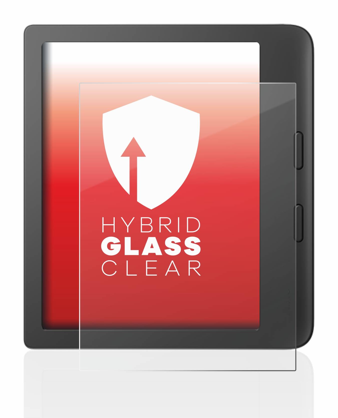 upscreen Flexible Schutz Glas Folie für Tolino Vision 6 / 5 Schutzglas 9H Hybridglas Klar