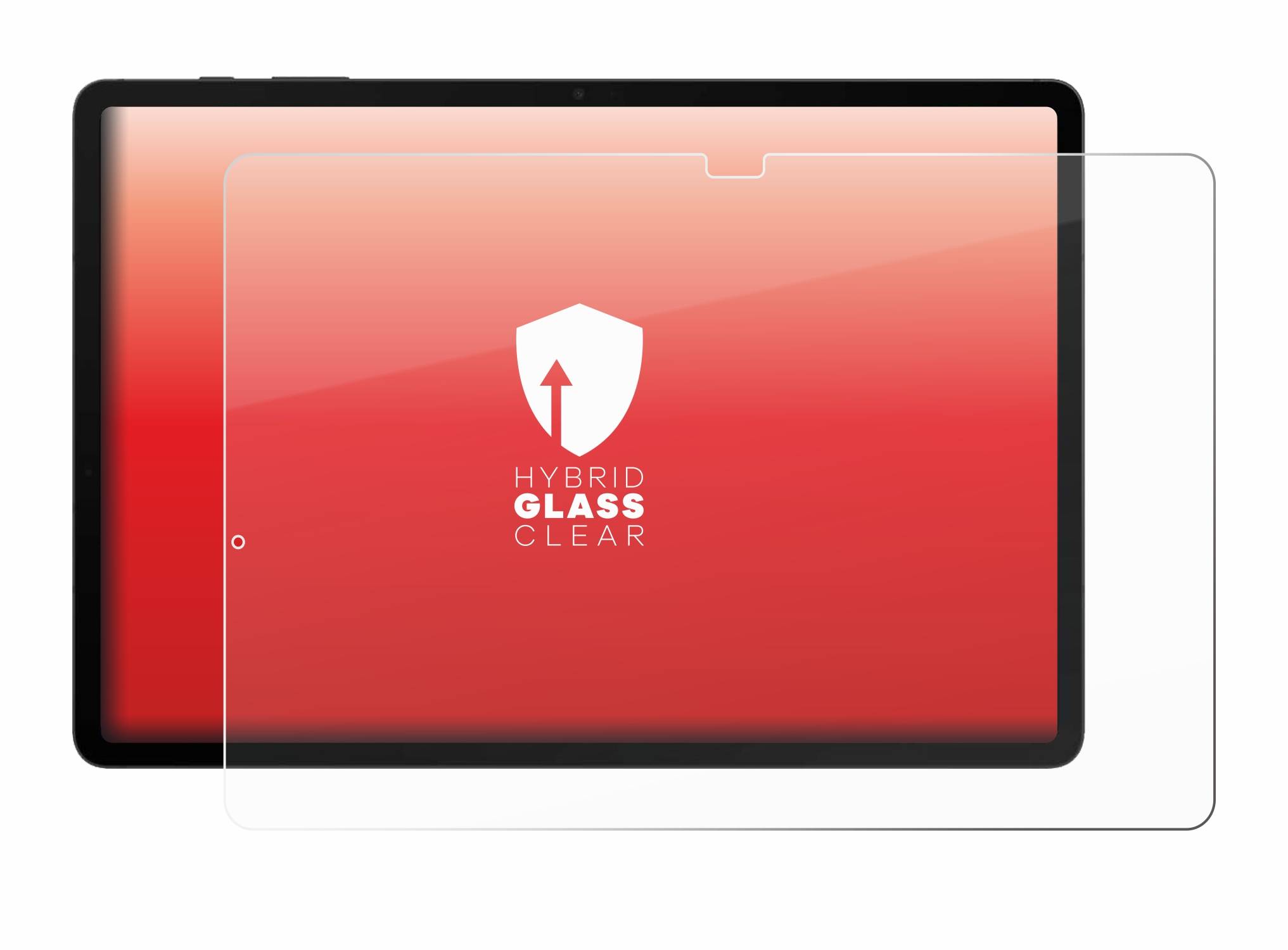 upscreen Flexible Schutz Glas Folie für Samsung Galaxy Tab S8 Plus WiFi Schutzglas 9H Hybridglas Klar