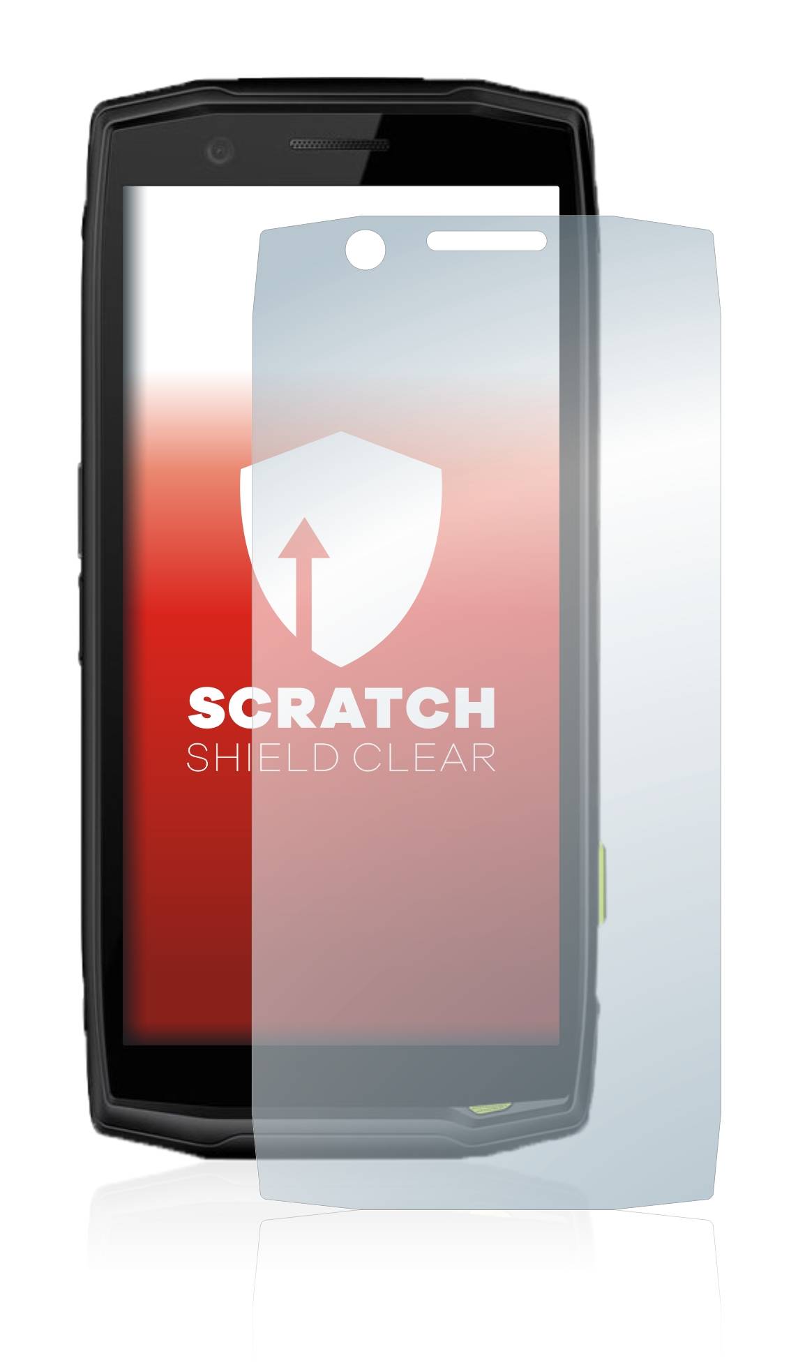 upscreen Schutzfolie für Crosscall Action-X5 Kratzschutz Anti-Fingerprint Klar