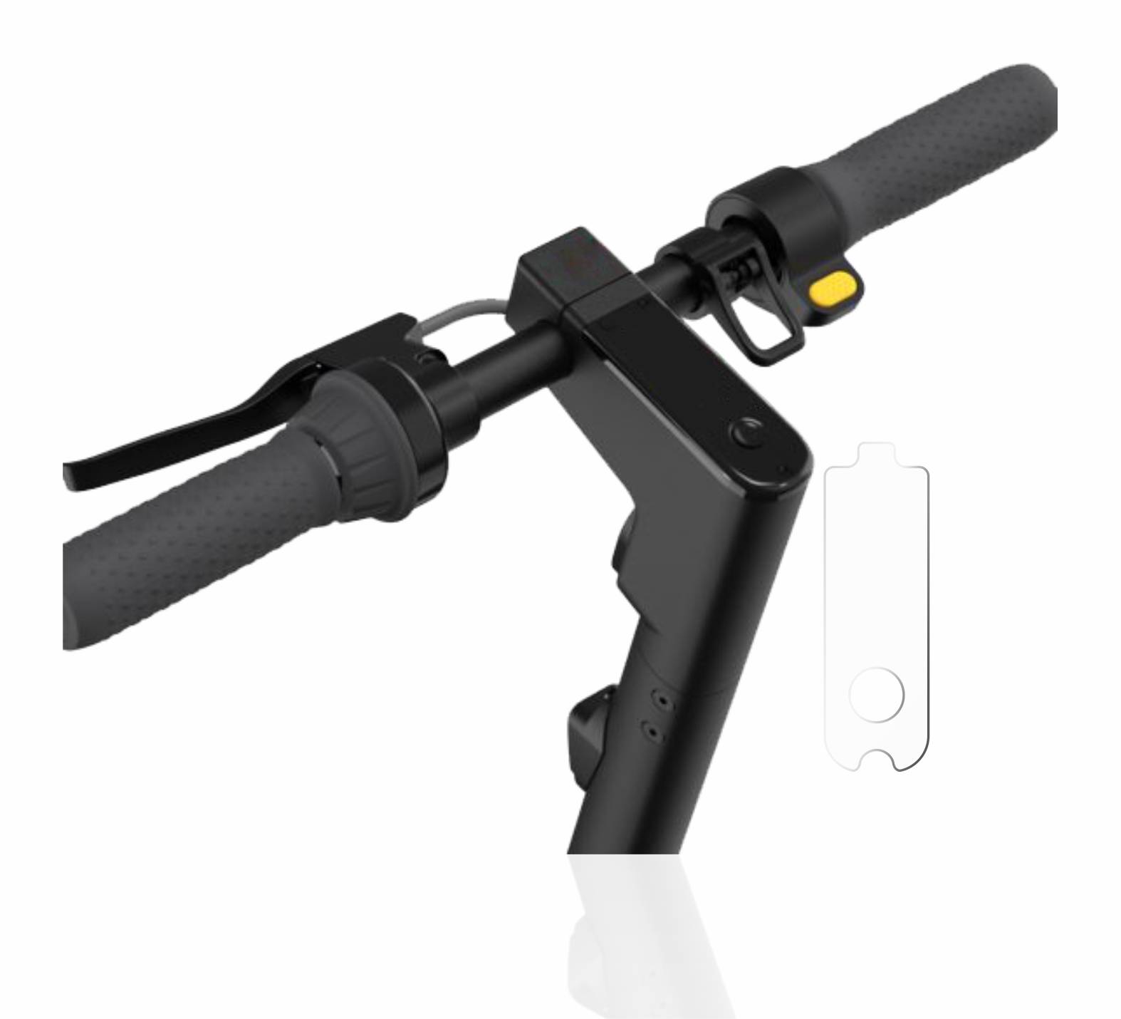 upscreen Hybrid Glass Clear Premium Schutzglas Folie für Segway Ninebot KickScooter MAX G30D
