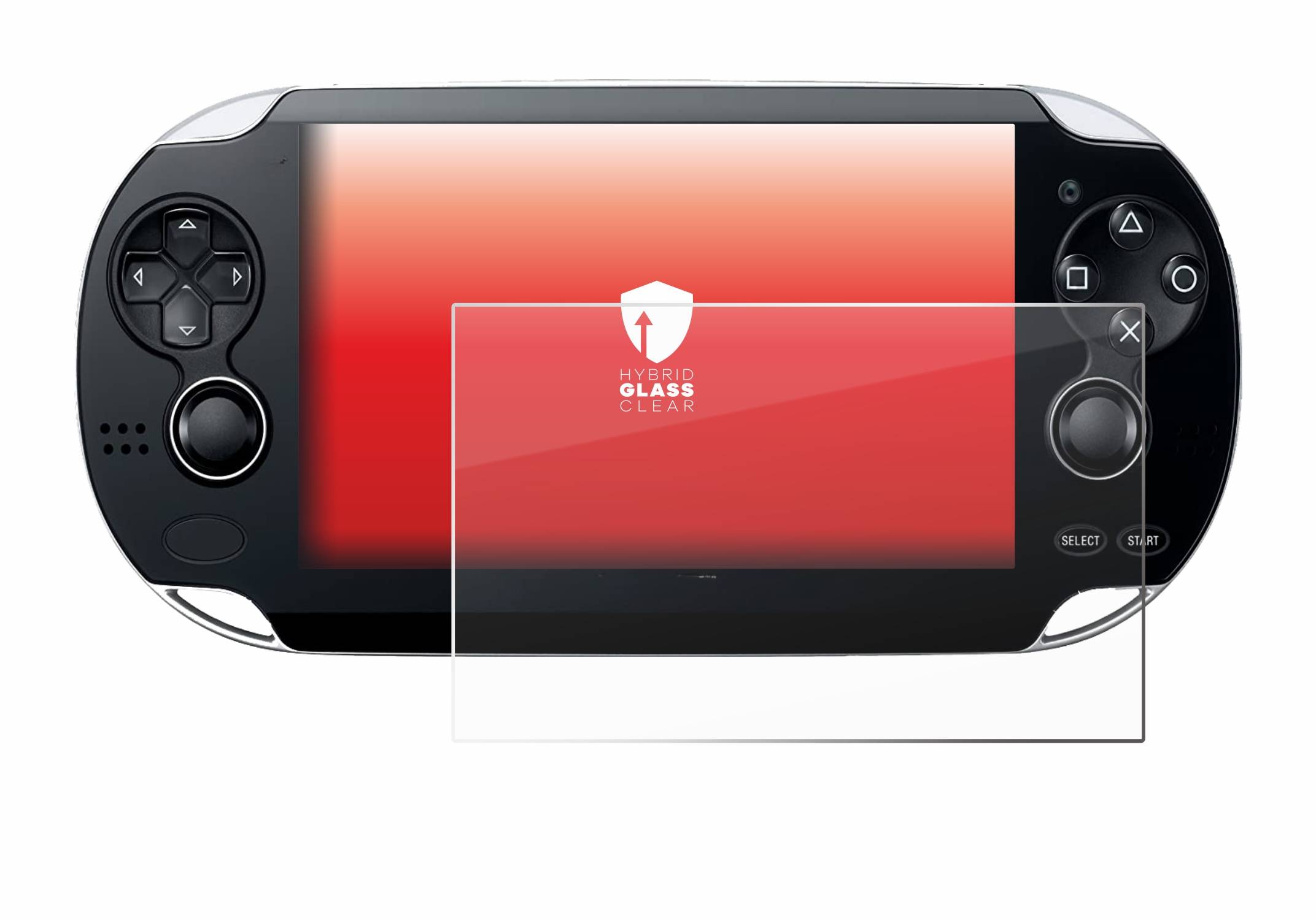 upscreen Flexible Schutz Glas Folie für Sony Playstation PS Vita Schutzglas 9H Hybridglas Klar