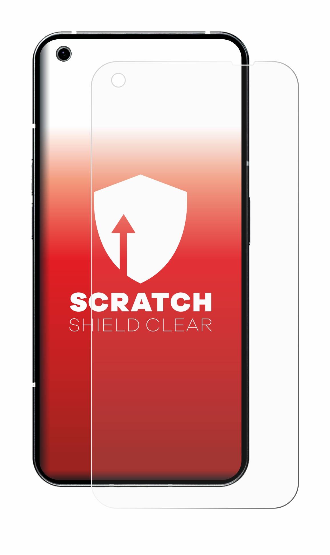 upscreen Schutzfolie für Nothing Phone (1) Kratzschutz Anti-Fingerprint Klar