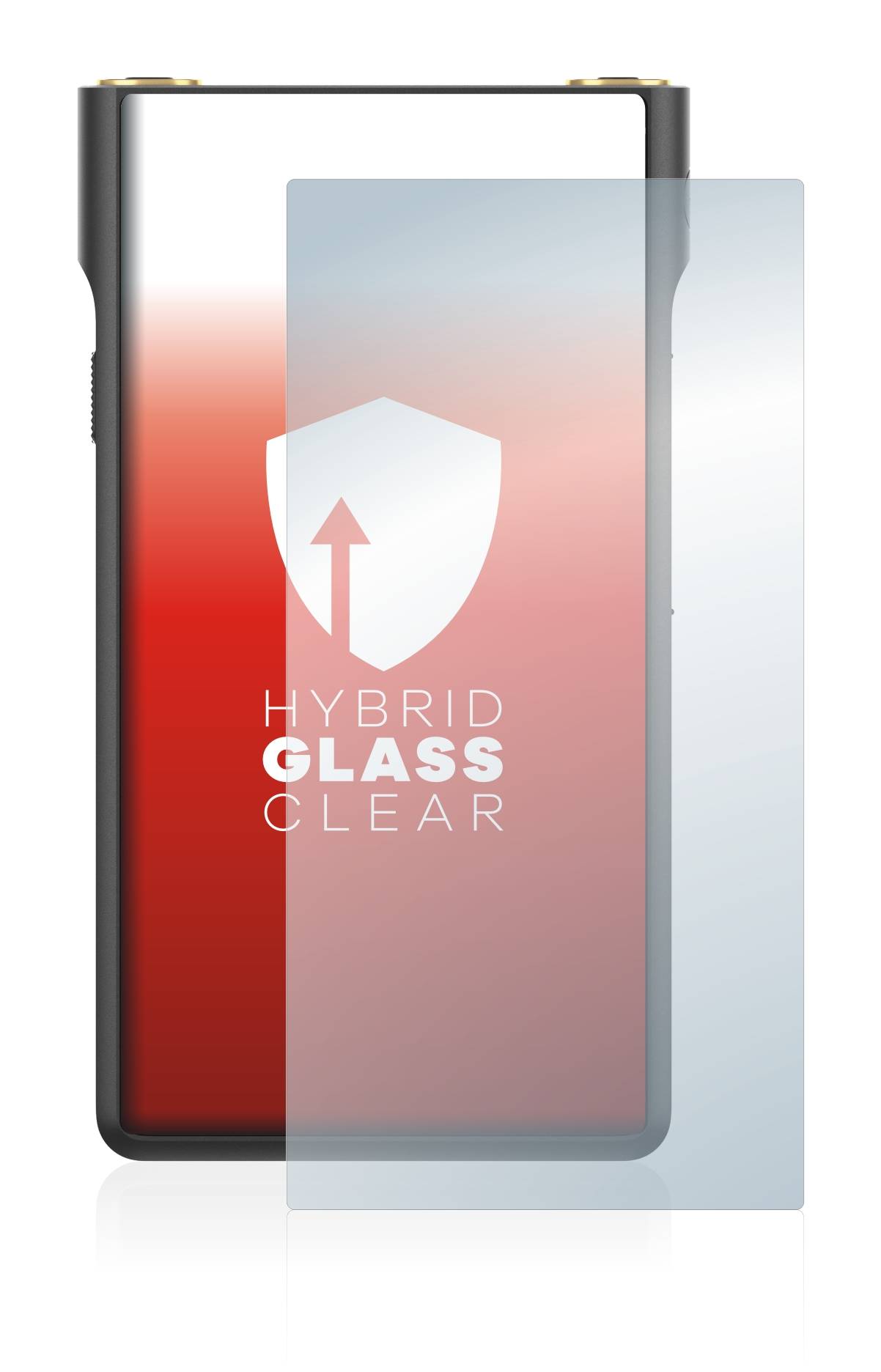upscreen Hybrid Glass Clear Premium Schutzglas Folie für Sony Walkman