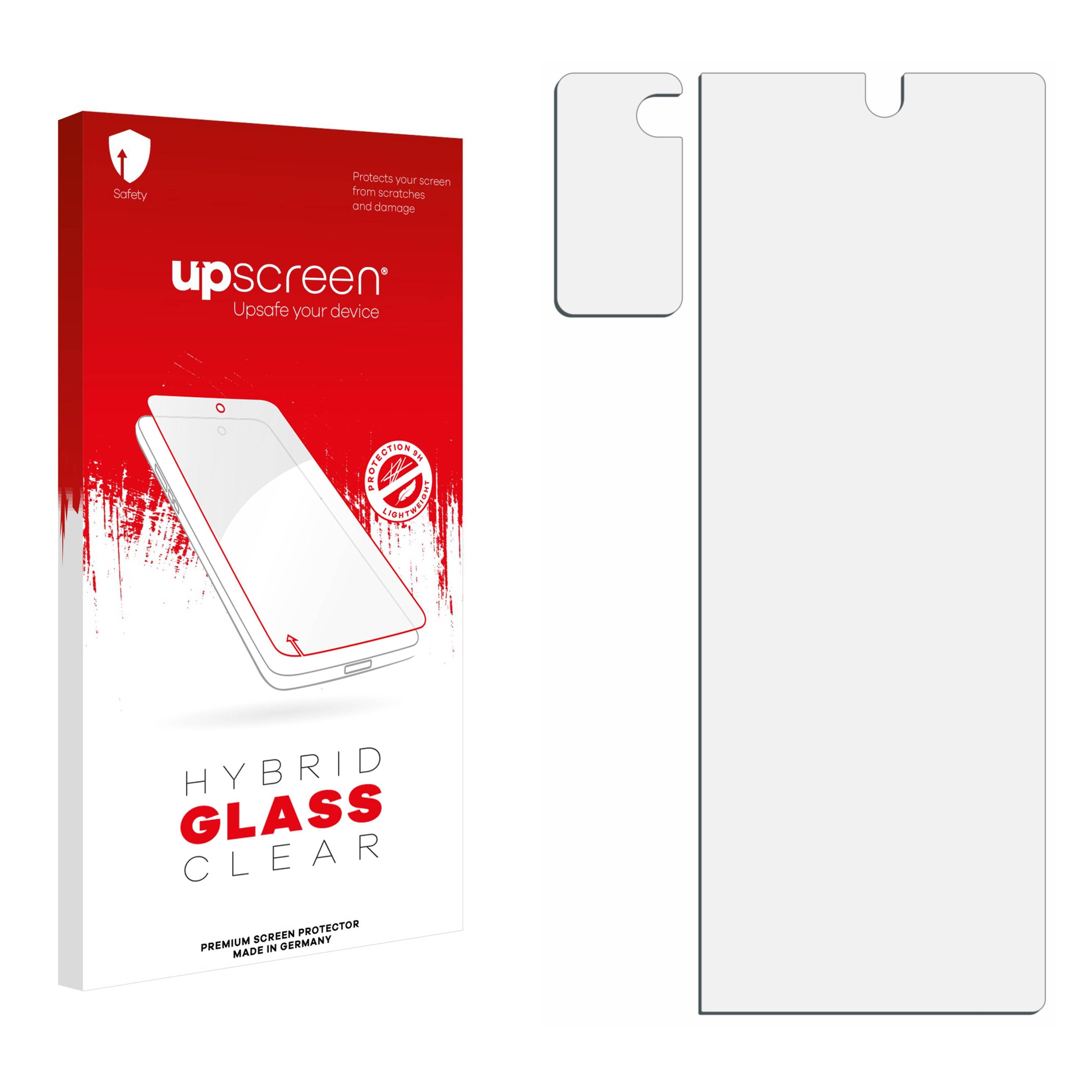 upscreen Flexible Schutz Glas Folie für Samsung Galaxy Z Fold 2 5G (Display+Kamera) Schutzglas 9H Hybridglas Klar