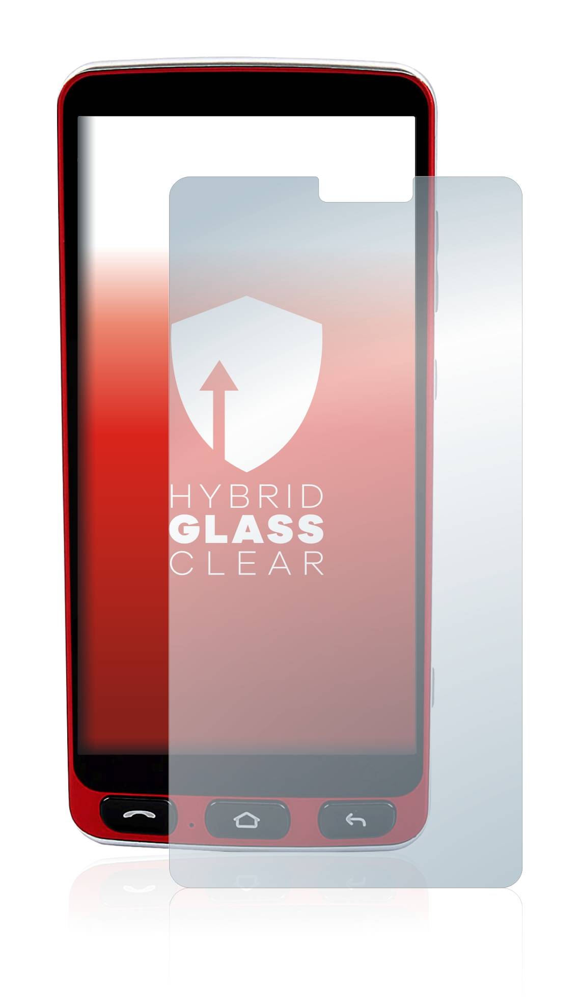 upscreen Flexible Schutz Glas Folie für Olympia Neo Smartphone Schutzglas 9H Hybridglas Klar