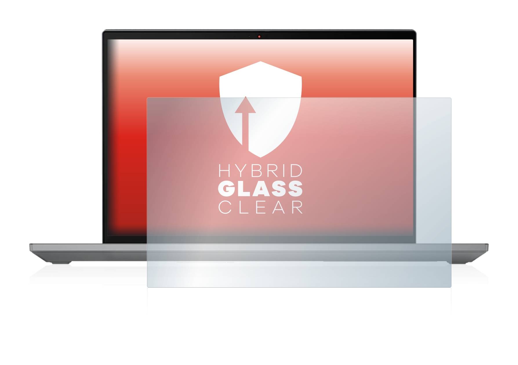 upscreen Hybrid Glass Clear Premium Schutzglas Folie für Lenovo ThinkPad P14s Gen 3
