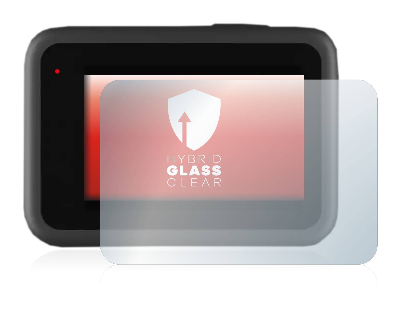 upscreen Hybrid Glass Clear Premium Schutzglas Folie für GoPro Hero9