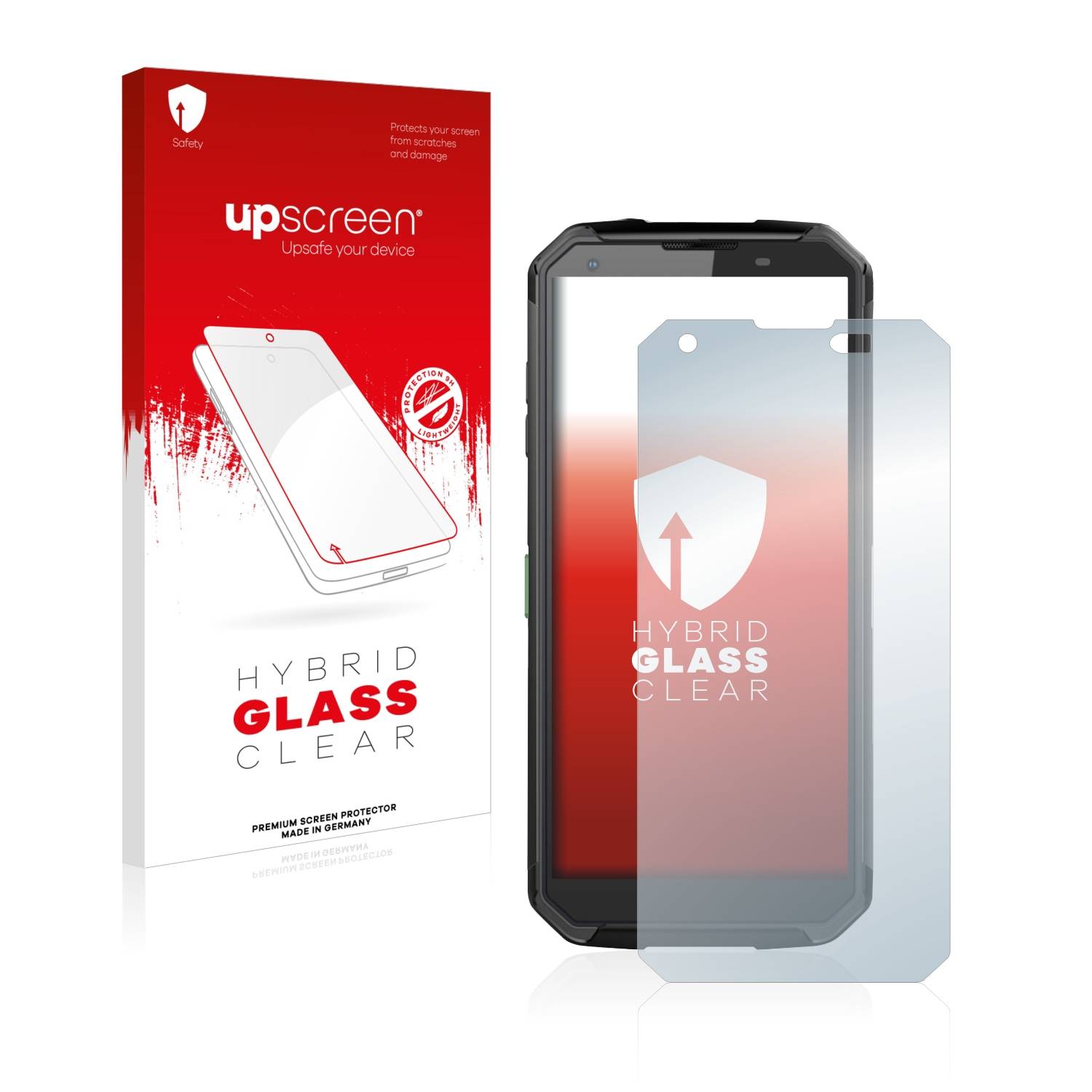 upscreen Flexible Panzerglasfolie für Blackview BV9500 Plus Schutzglas 9H Hybridglas Klar