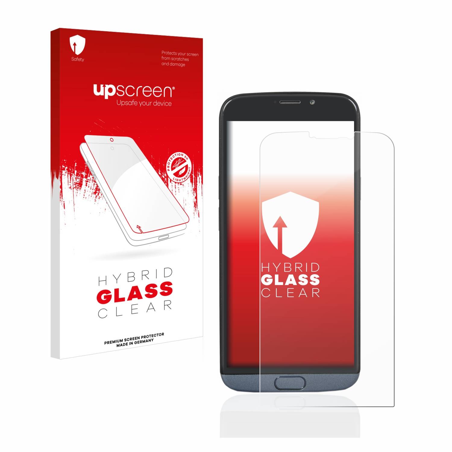upscreen Flexible Schutz Glas Folie für Doro 8050 / 8050 Plus Schutzglas 9H Hybridglas Klar