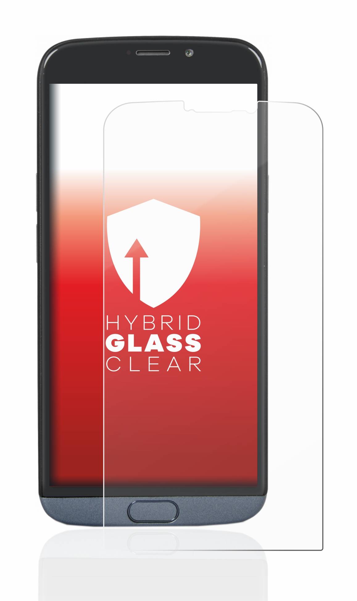 upscreen Flexible Schutz Glas Folie für Doro 8050 / 8050 Plus Schutzglas 9H Hybridglas Klar