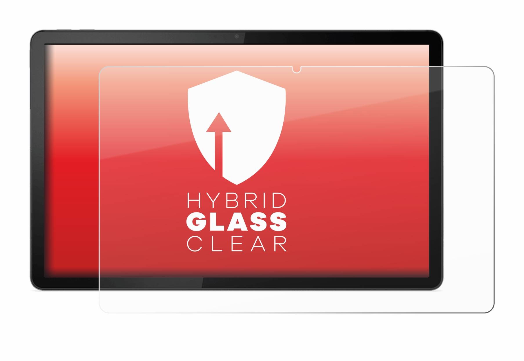 upscreen Hybrid Glass Clear Premium Schutzglas Folie für Lenovo Tab P11 (im