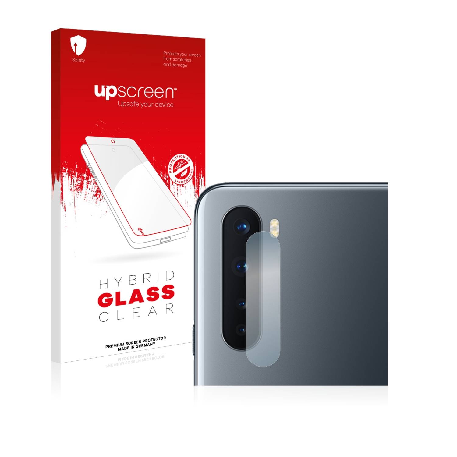 upscreen Flexible Schutz Glas Folie für OnePlus Nord (NUR Kameraschutz) Schutzglas 9H Hybridglas Klar