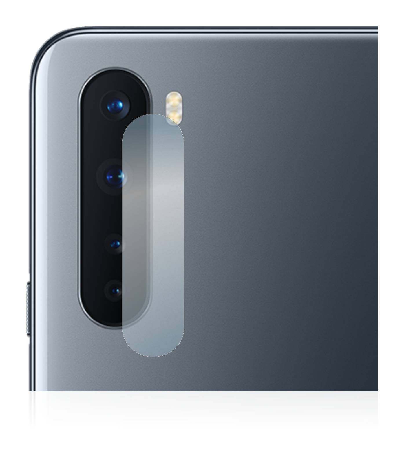 upscreen Flexible Schutz Glas Folie für OnePlus Nord (NUR Kameraschutz) Schutzglas 9H Hybridglas Klar