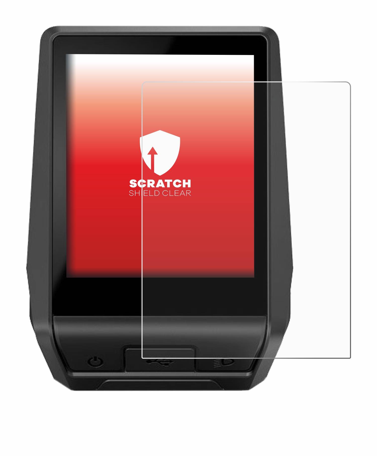 upscreen Schutzfolie für Bosch Nyon 2 2021 / Nyon 2020 Kratzschutz Anti-Fingerprint Klar