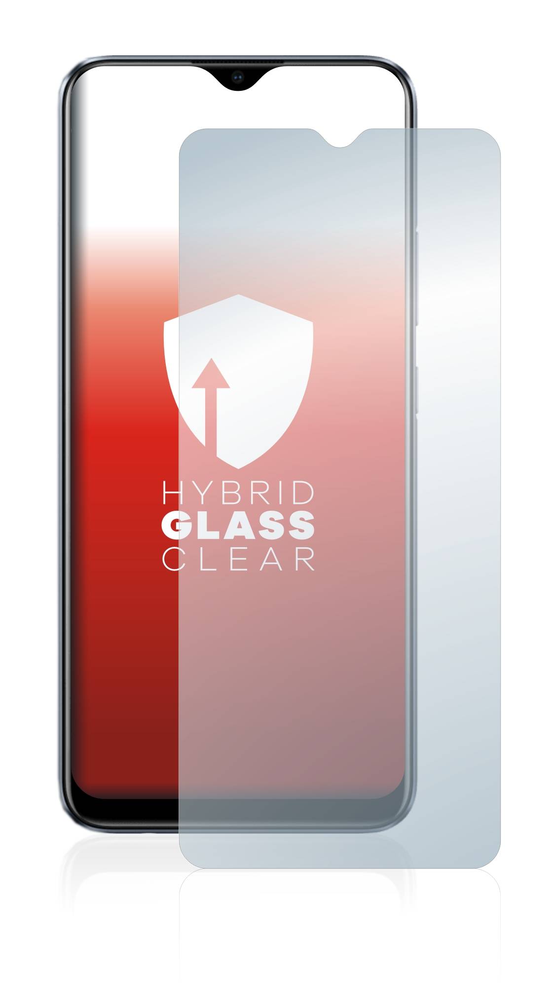 upscreen Flexible Schutz Glas Folie für realme C11 2021 Schutzglas 9H Hybridglas Klar