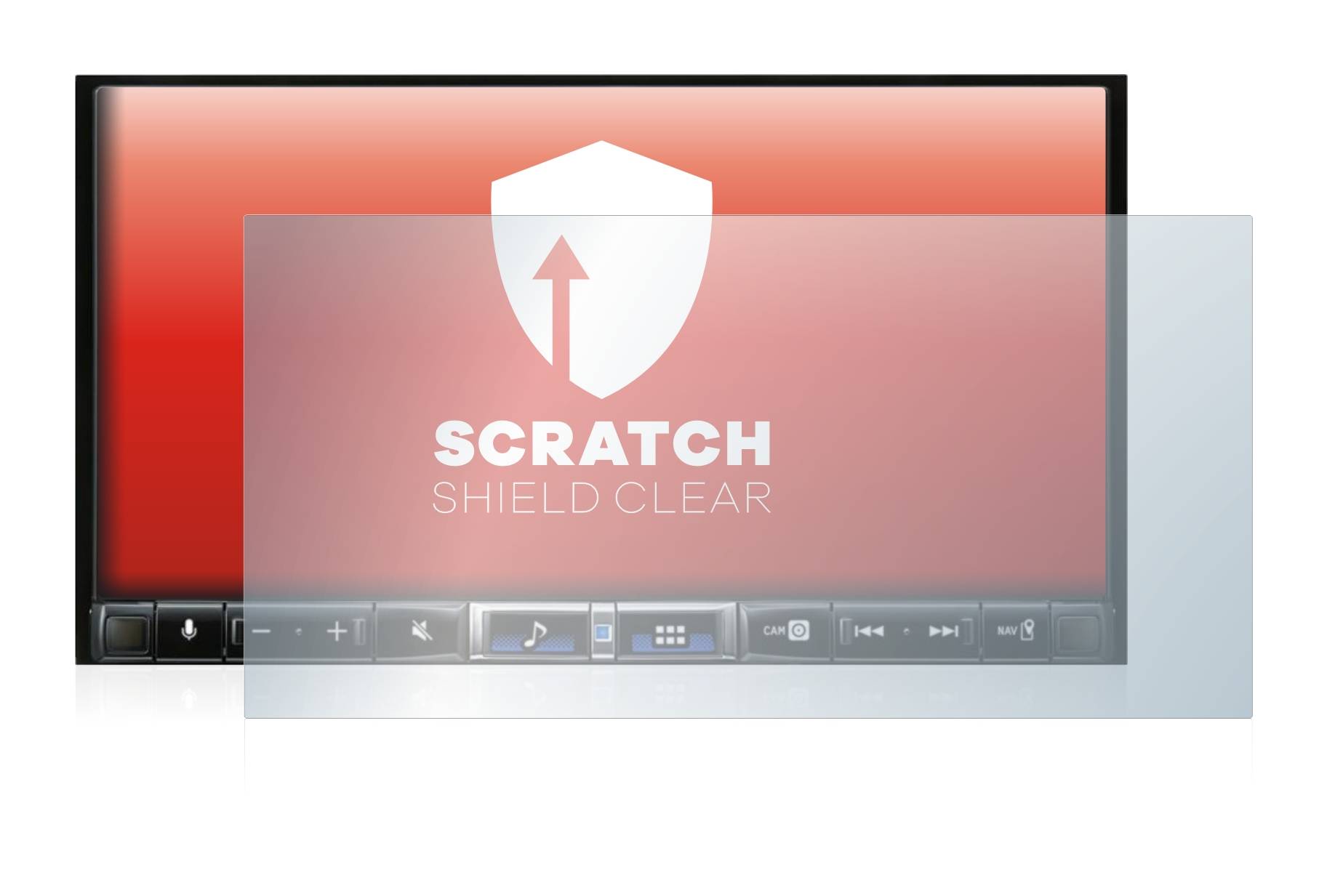 upscreen Schutzfolie für Alpine iLX-705D Kratzschutz Anti-Fingerprint Klar