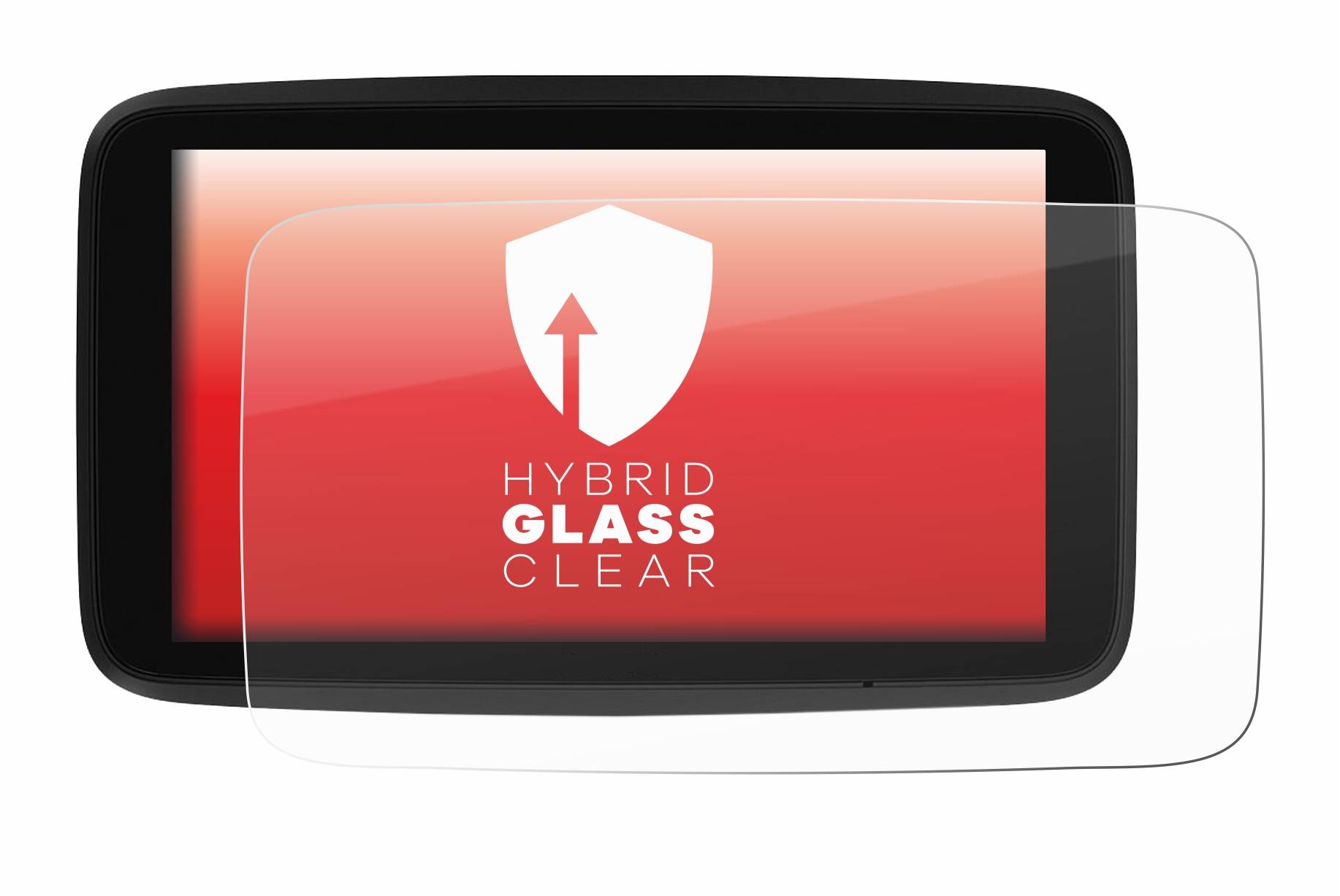 upscreen Flexible Schutz Glas Folie für TomTom GO Discover 7" Schutzglas 9H Hybridglas Klar