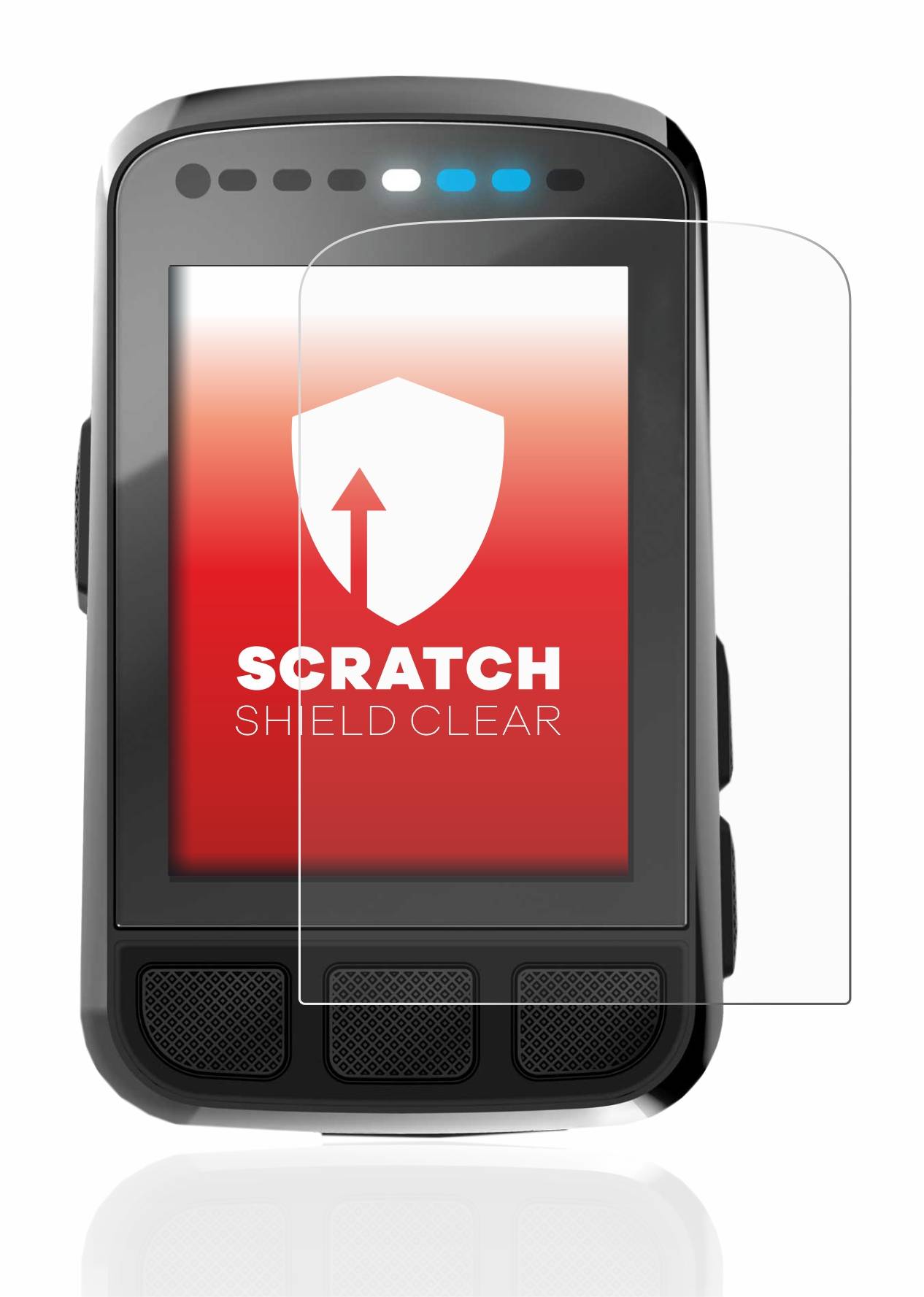 upscreen Schutzfolie für Wahoo Elemnt Bolt V2 GPS Kratzschutz Anti-Fingerprint Klar