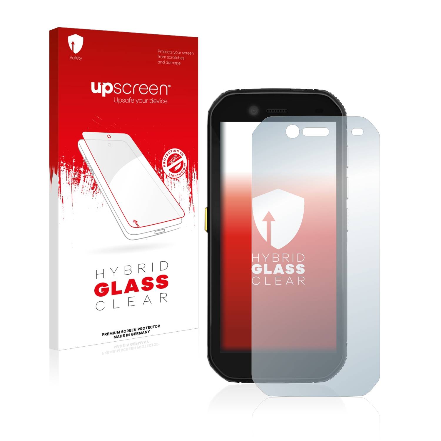 upscreen Flexible Schutz Glas Folie für Caterpillar Cat S42 Schutzglas 9H Hybridglas Klar