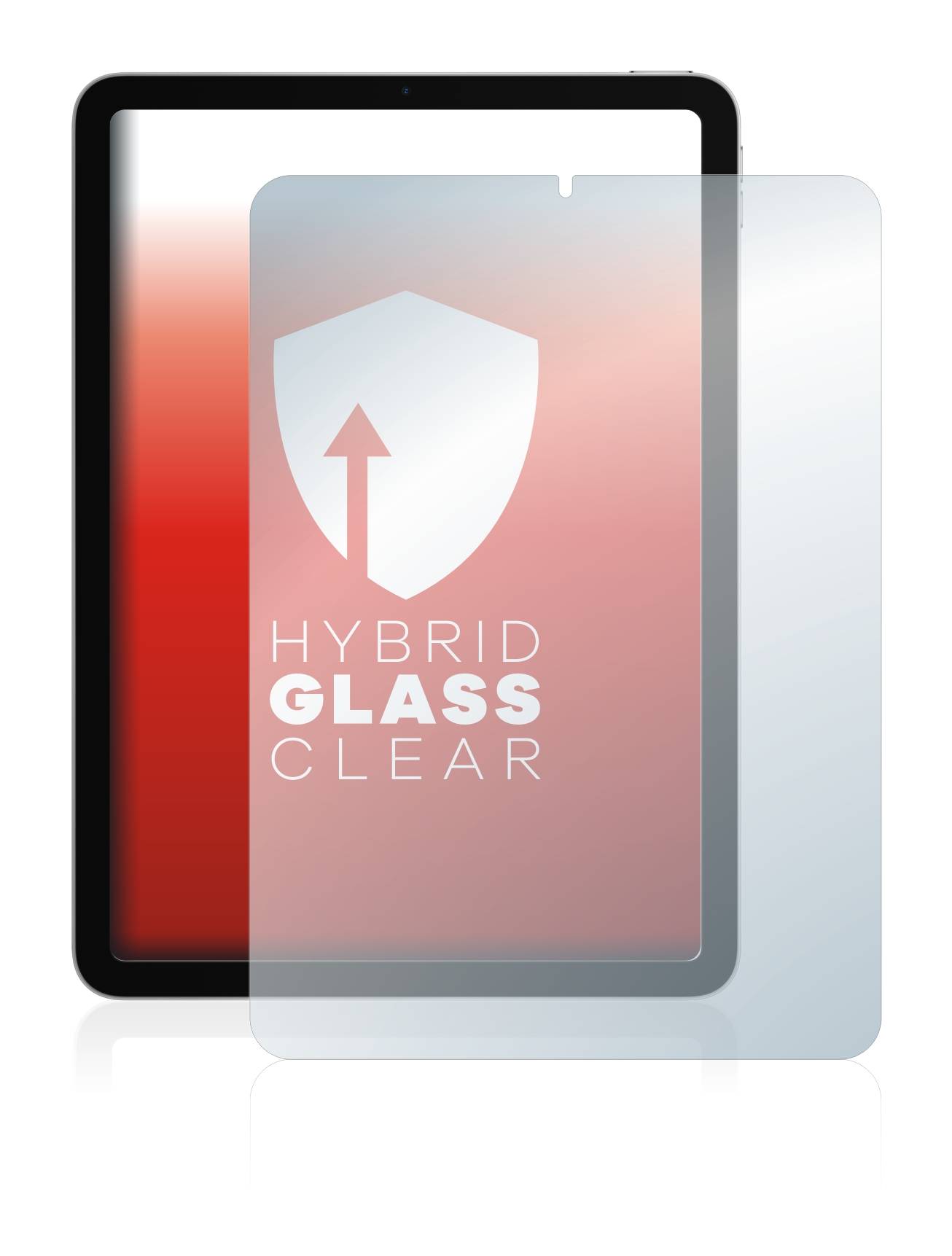 upscreen Flexible Schutz Glas Folie für Apple iPad Air 4 2020 (4. Gen.) Schutzglas 9H Hybridglas Klar