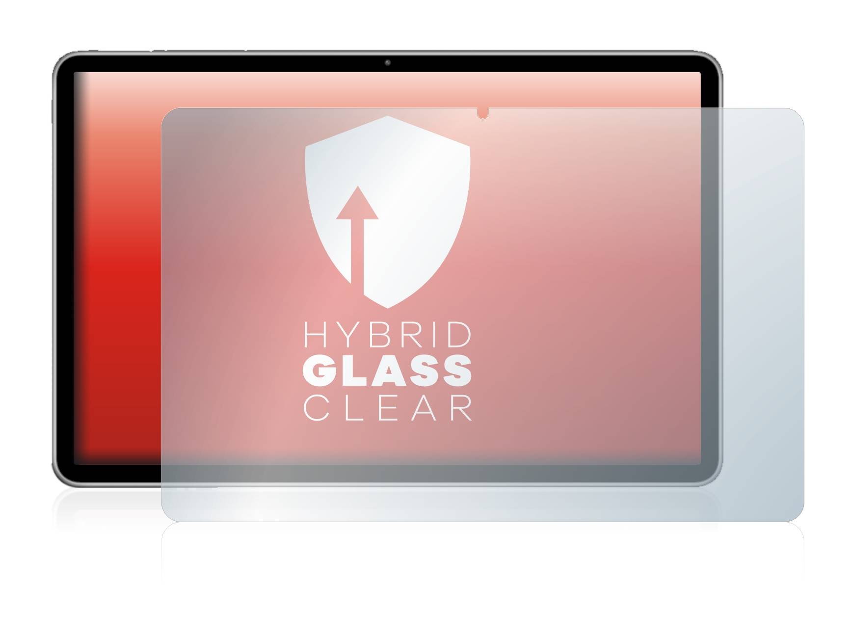 upscreen Hybrid Glass Clear Premium Schutzglas Folie für Huawei MatePad 11