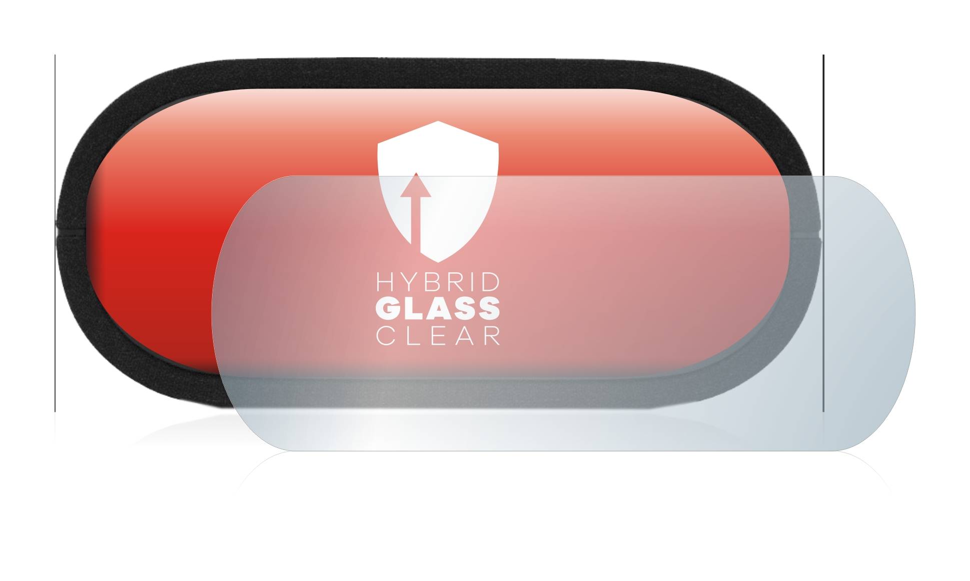 upscreen Hybrid Glass Clear Premium Schutzglas Folie für Harman Kardon Citation