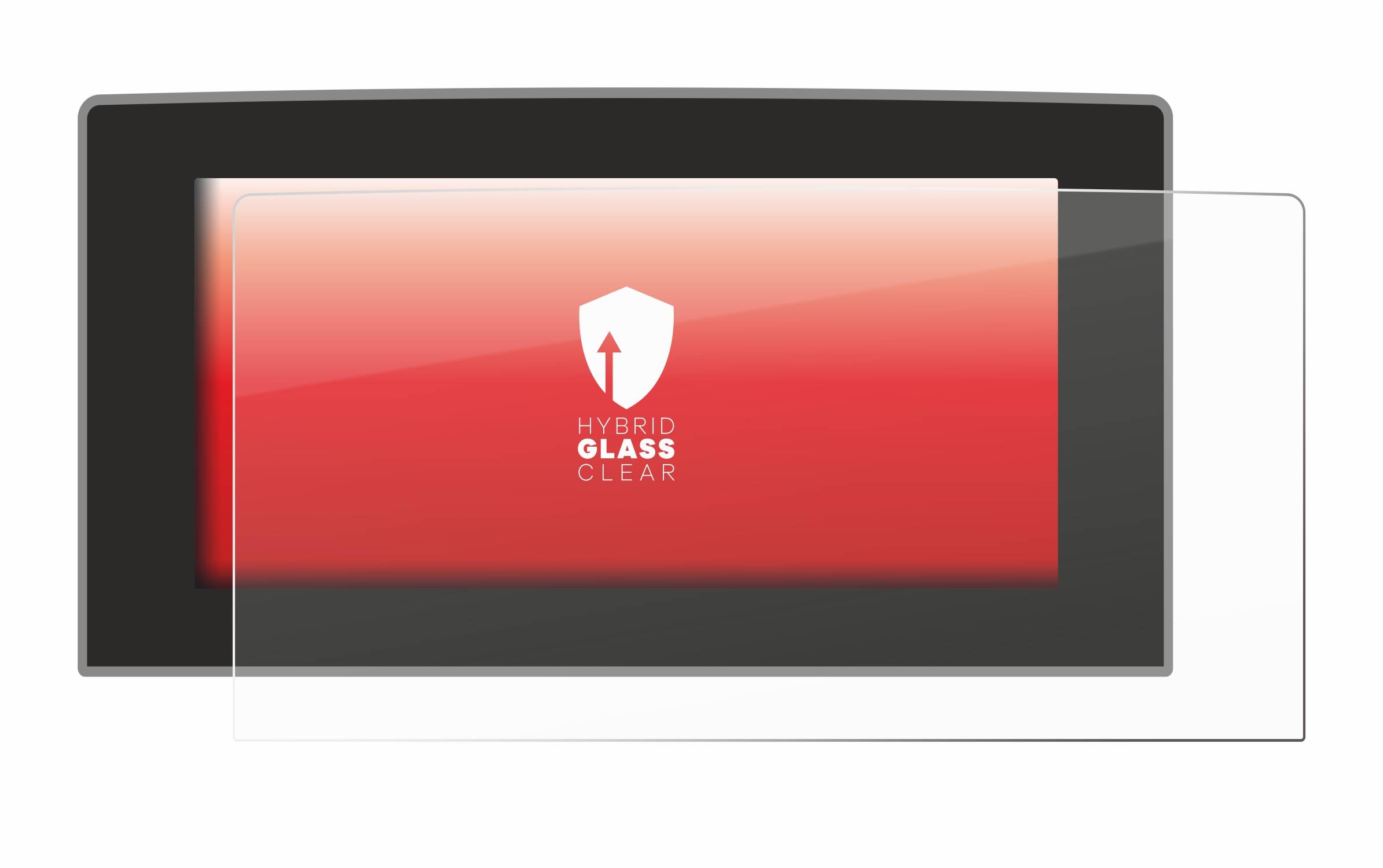 upscreen Flexible Schutz Glas Folie für Ford Focus 2022 Sync 4 13.2" Schutzglas 9H Hybridglas Klar