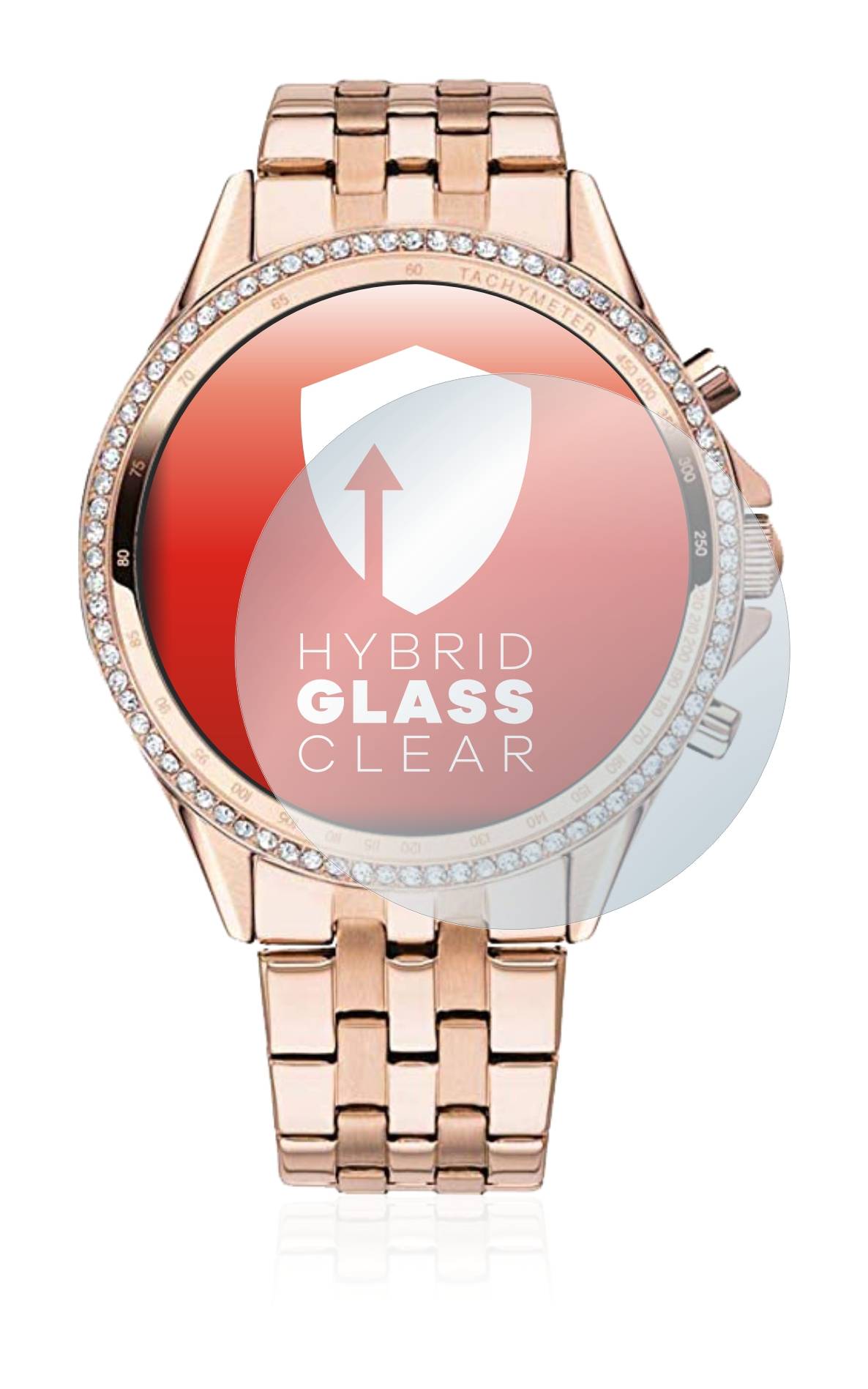 upscreen Hybrid Glass Clear Premium Schutzglas Folie für Tommy Hilfiger