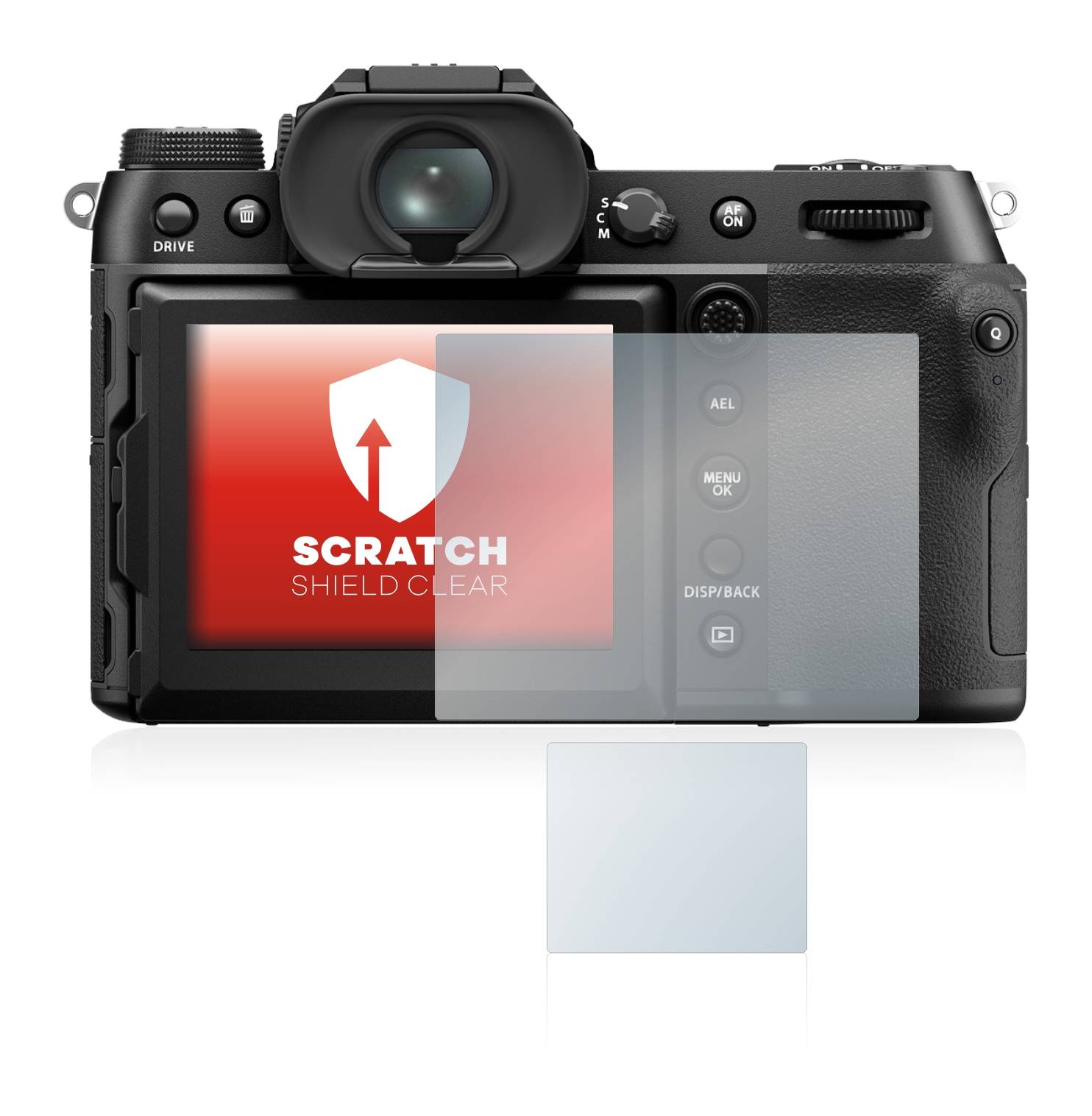 upscreen Schutzfolie für Fujifilm GFX50S II Kratzschutz Anti-Fingerprint Klar
