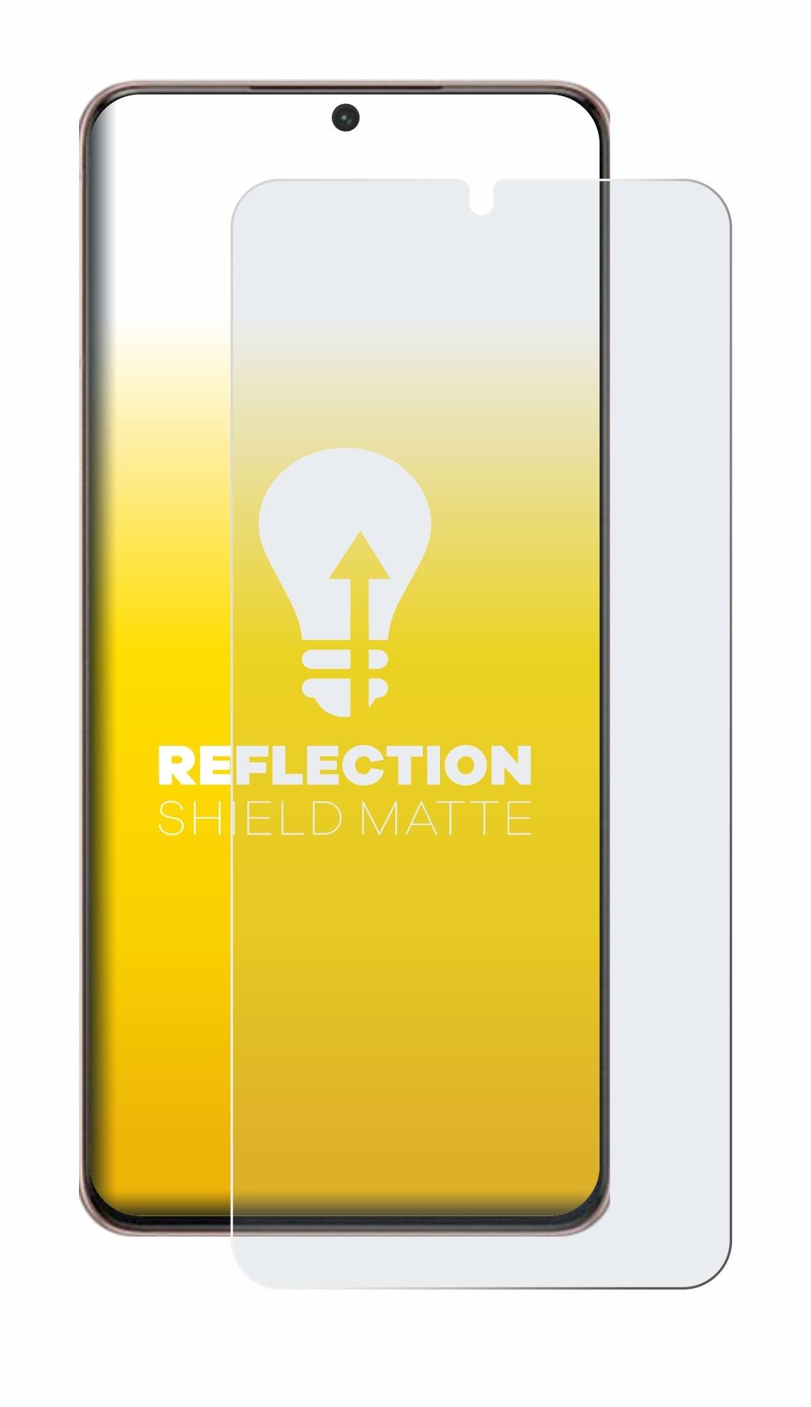 upscreen Schutzfolie für Samsung Galaxy S21 Plus 5G Folie Matt Entspiegelt Anti-Reflex
